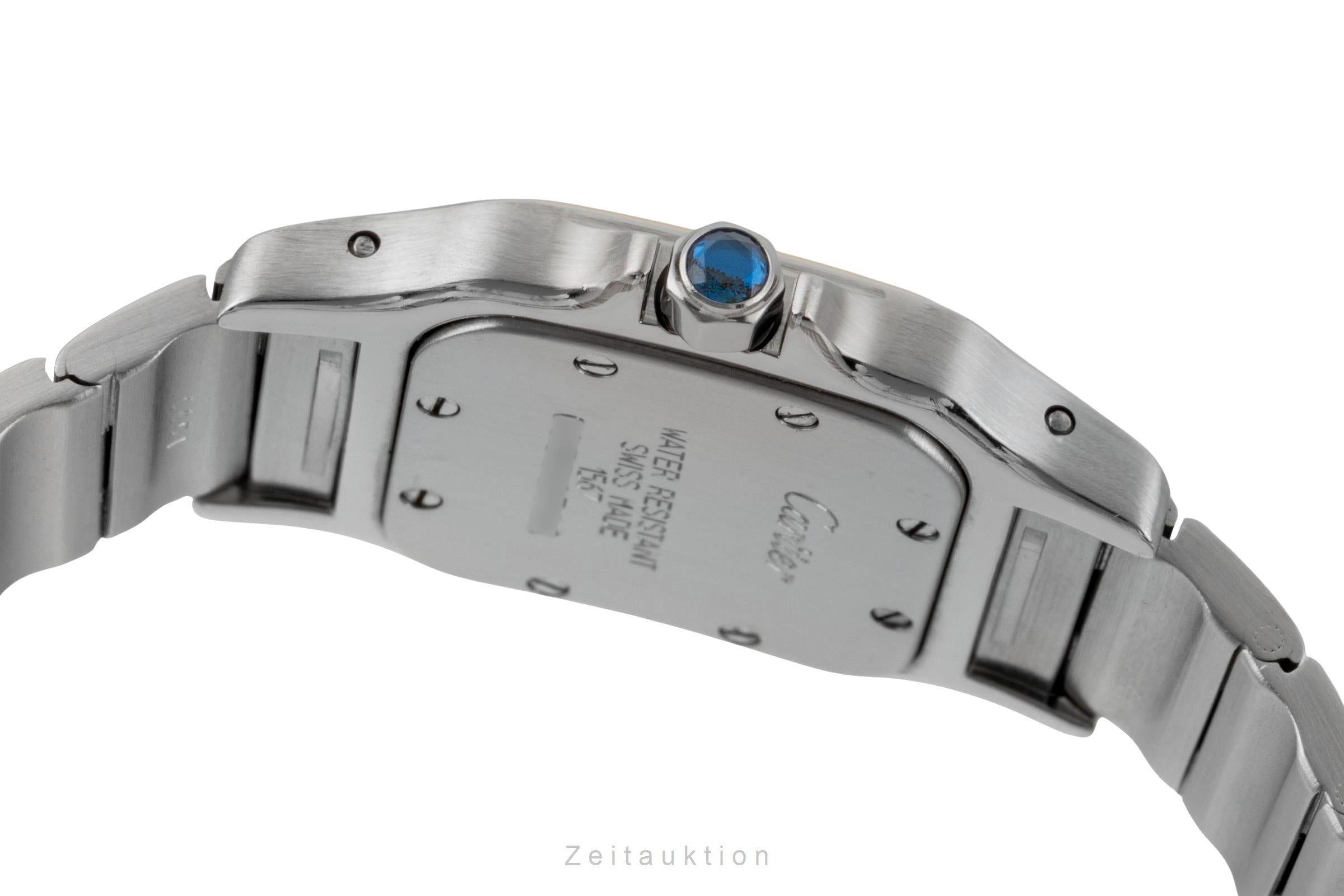 Cartier Santos steel / gold quartz women's watch W20012C4  [2507518]