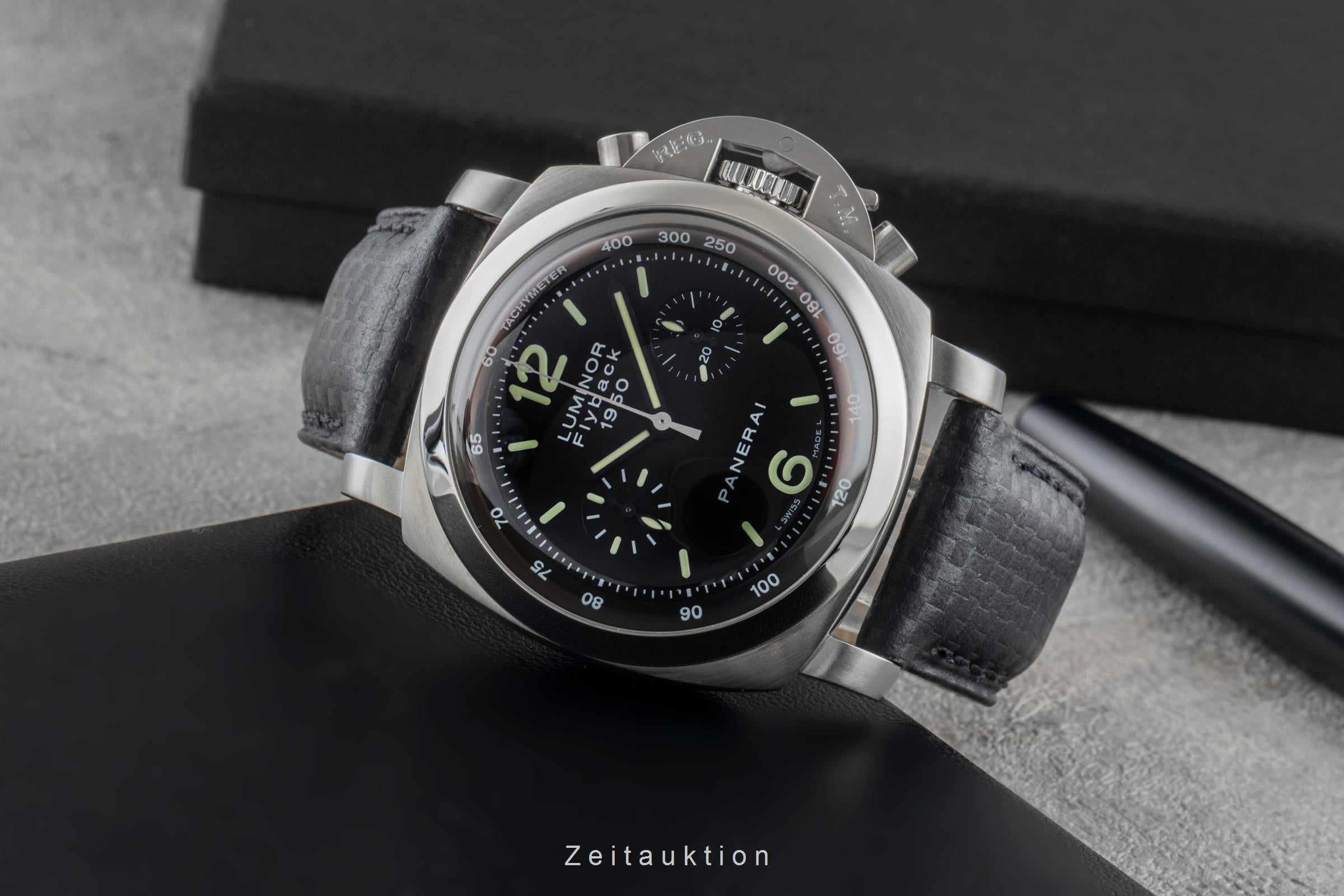 Panerai Luminor  chronograph steel automatic men's watch PAM00212  [2507520]
