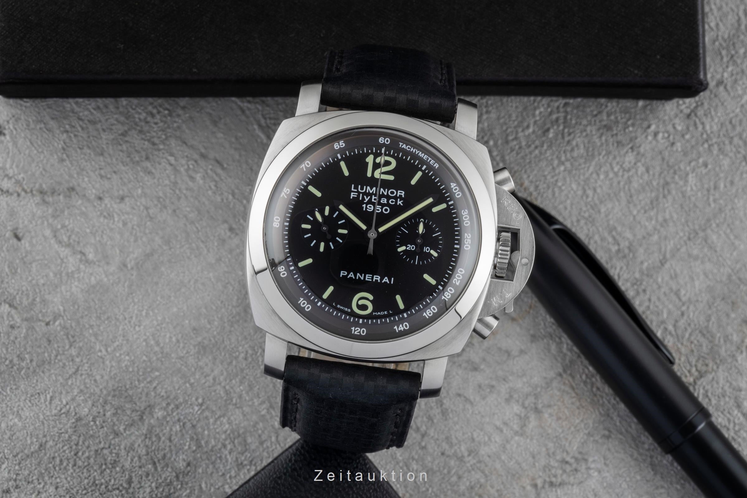 Panerai Luminor  chronograph steel automatic men's watch PAM00212  [2507520]