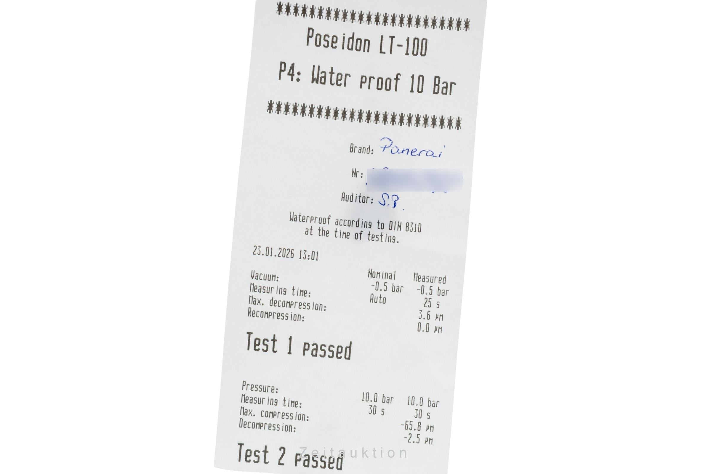 Panerai Luminor  chronograph steel automatic men's watch PAM00212  [2507520]