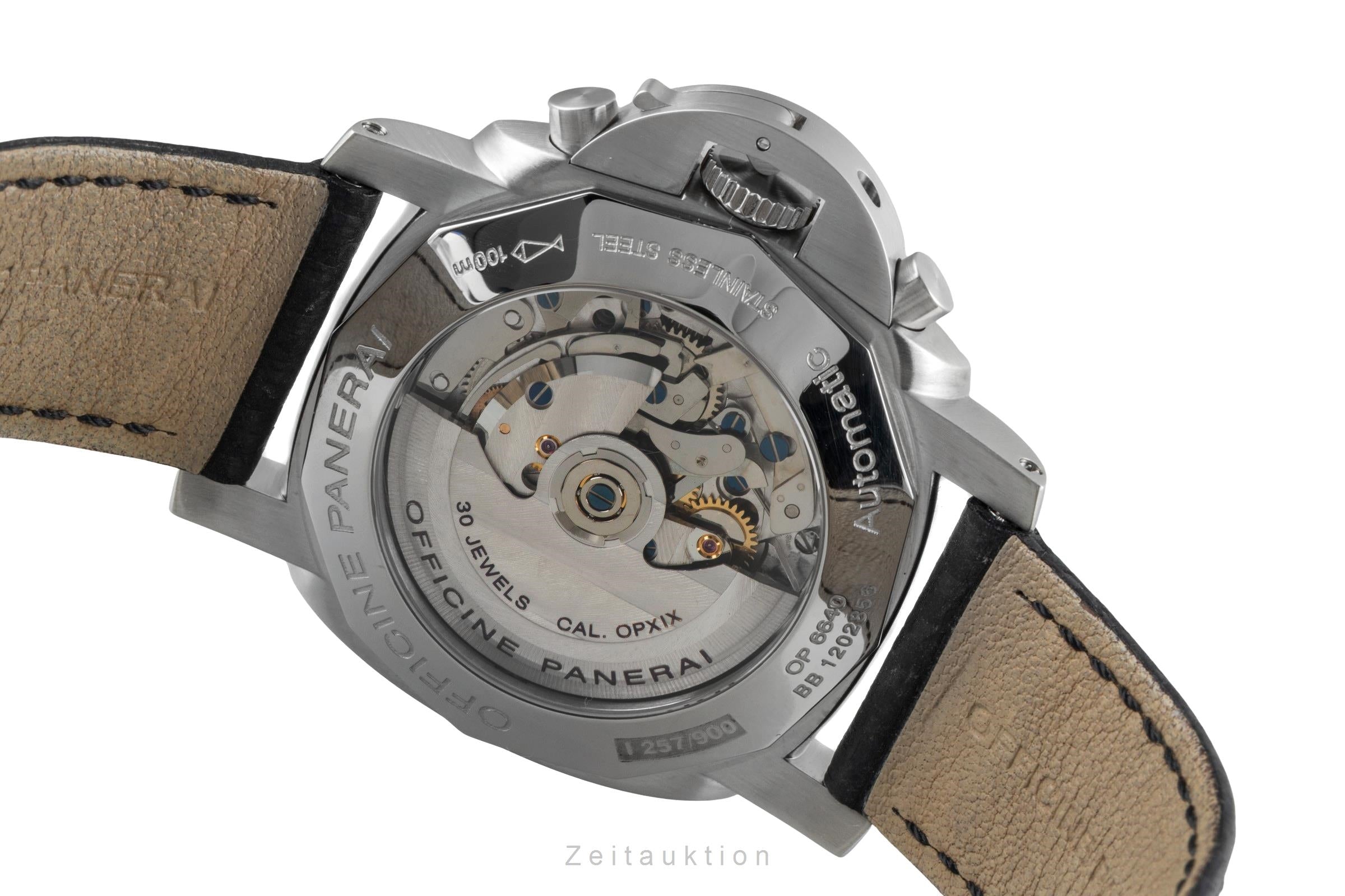 Panerai Luminor  chronograph steel automatic men's watch PAM00212  [2507520]