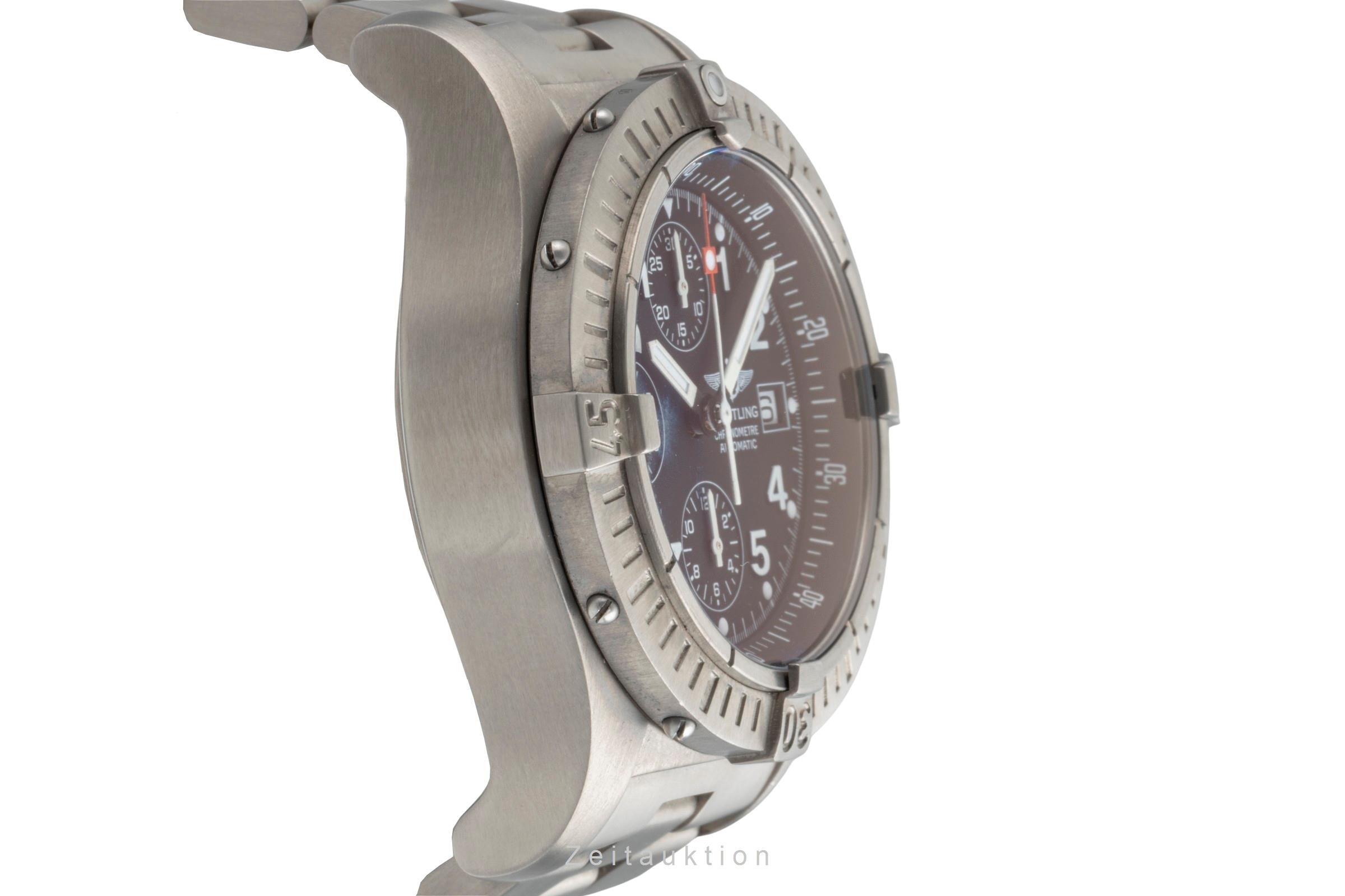 Breitling Avenger chronograph titanium automatic men's watch E13360  [2507521]