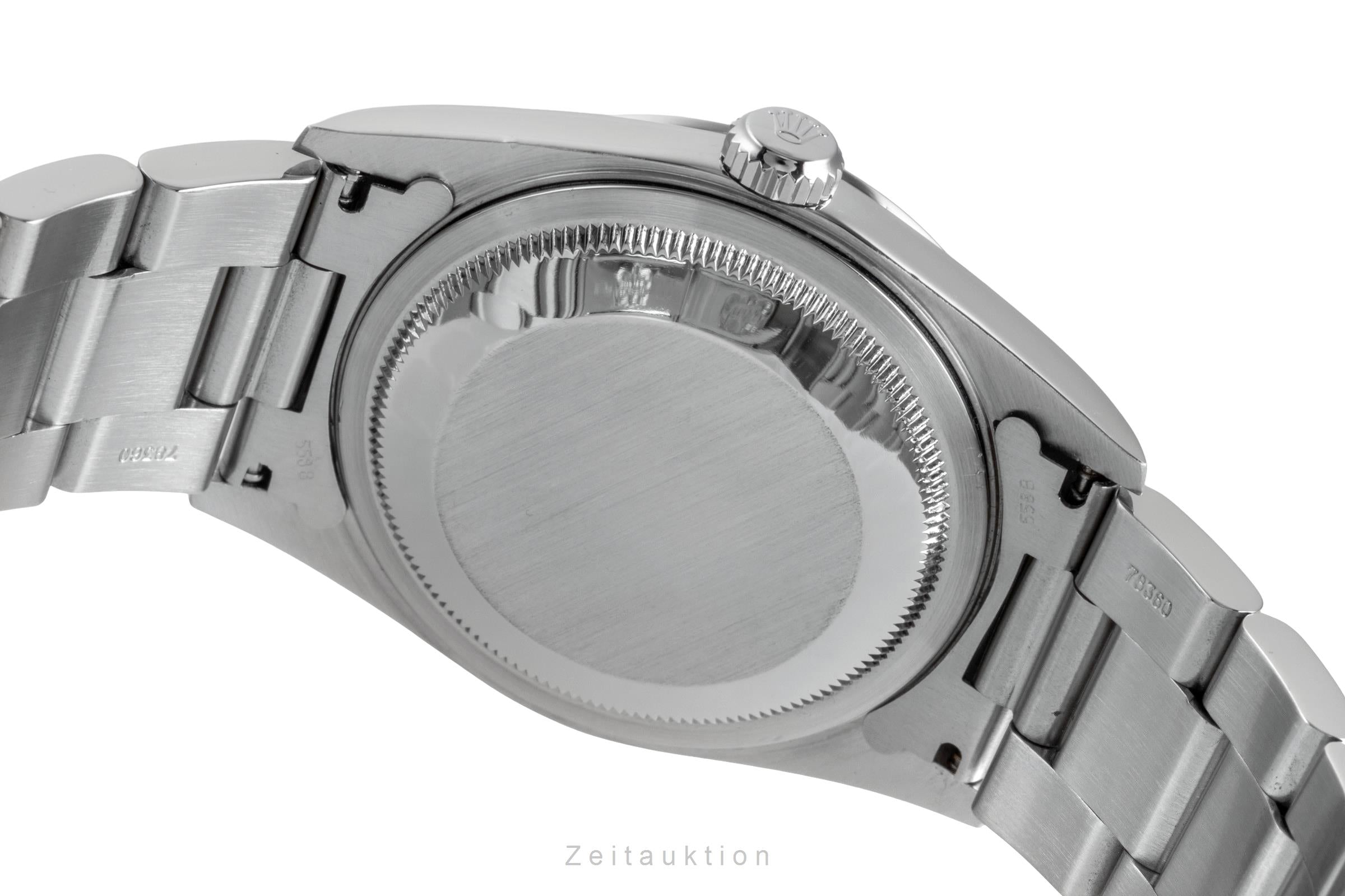 Rolex Datejust 36 Silver Dial Oyster Stahl Automatik Herrenuhr Ref 16200 D-Serie [2507528]