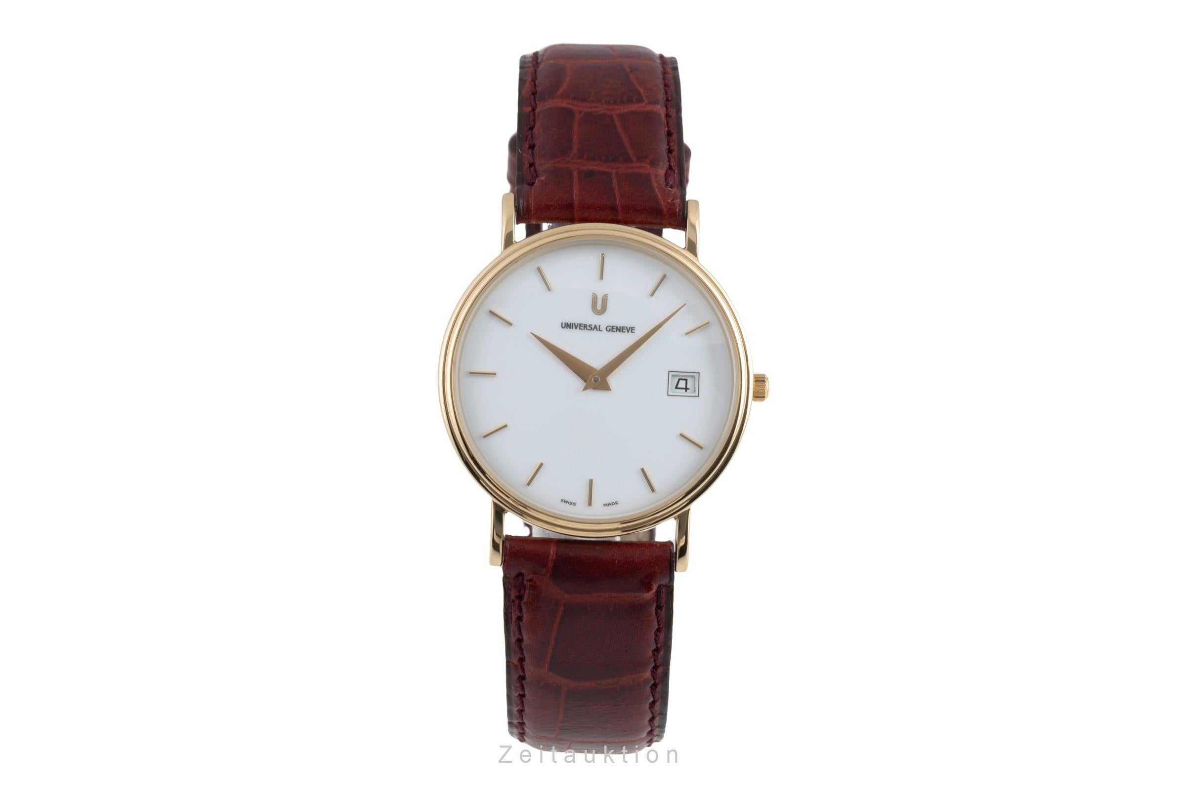 Universal Geneve 18k Gold Herrenuhr Ref.149.140-22 Papiere [2507531]