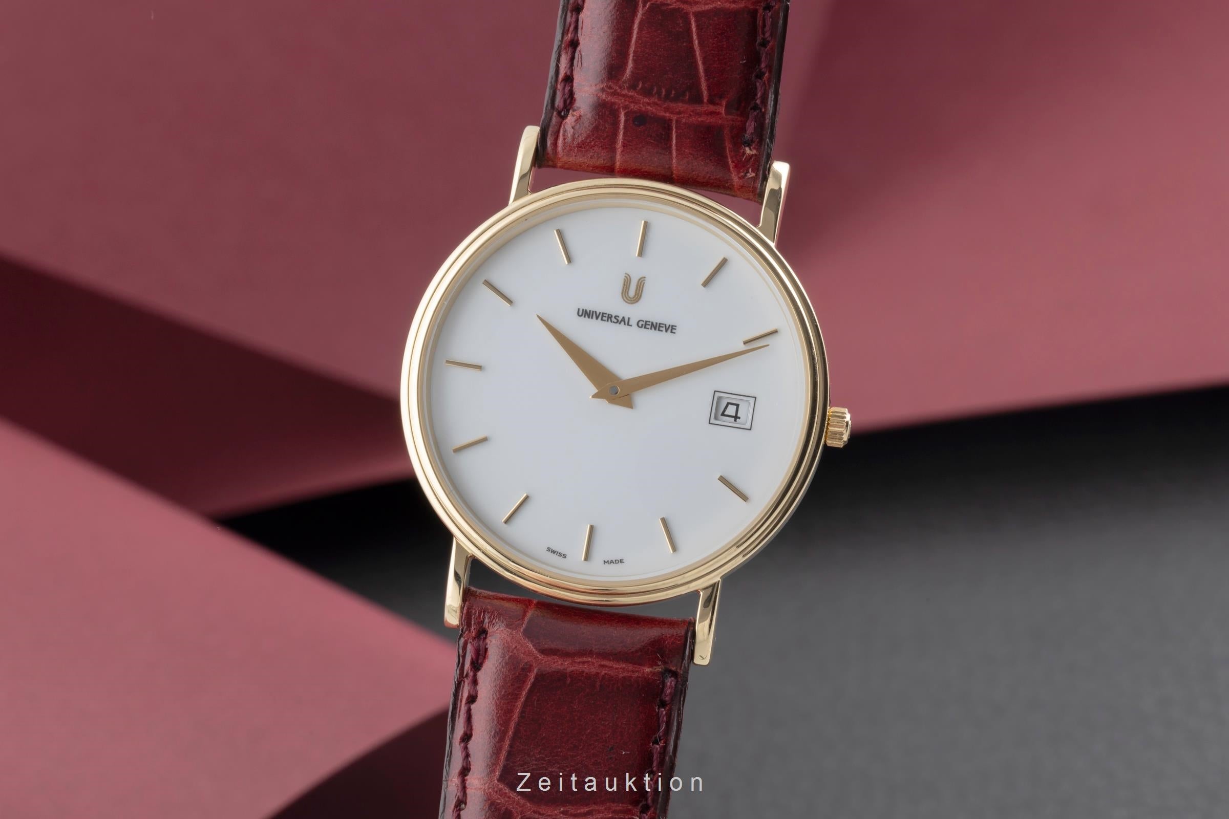 Universal Geneve 18k Gold Herrenuhr Ref.149.140-22 Papiere [2507531]