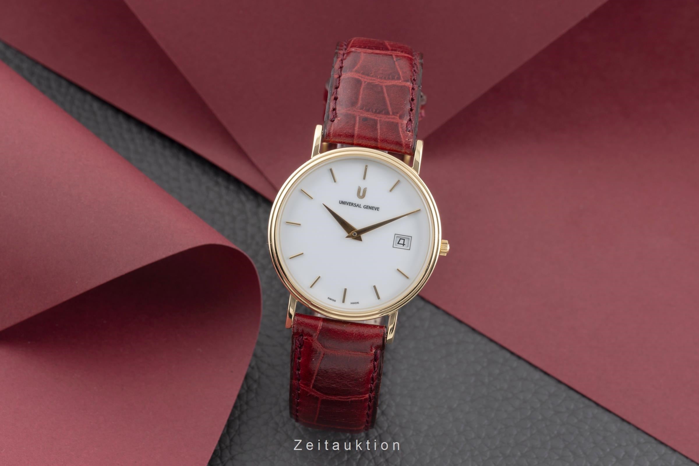 Universal Geneve 18k Gold Herrenuhr Ref.149.140-22 Papiere [2507531]