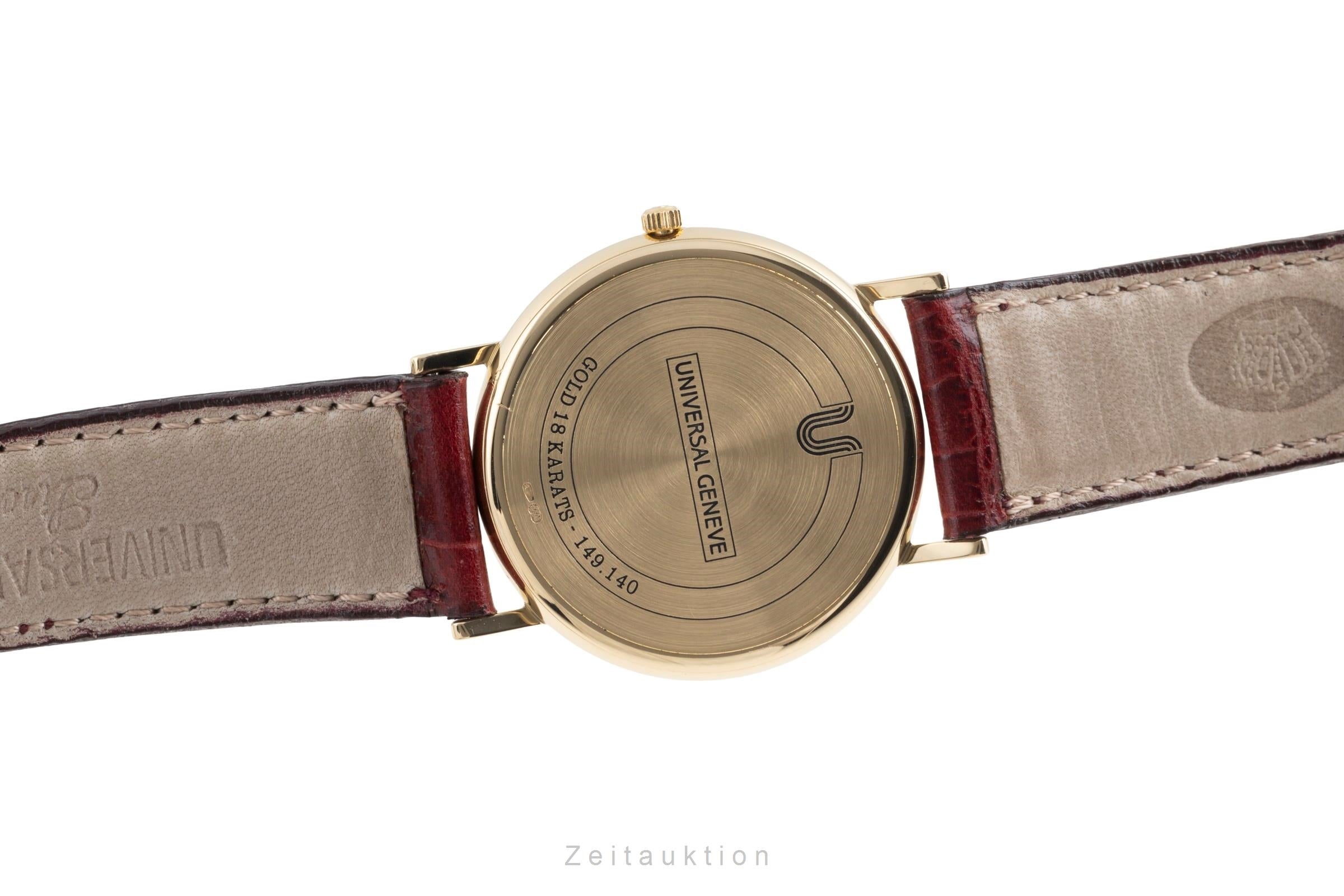 Universal Geneve 18k Gold Herrenuhr Ref.149.140-22 Papiere [2507531]