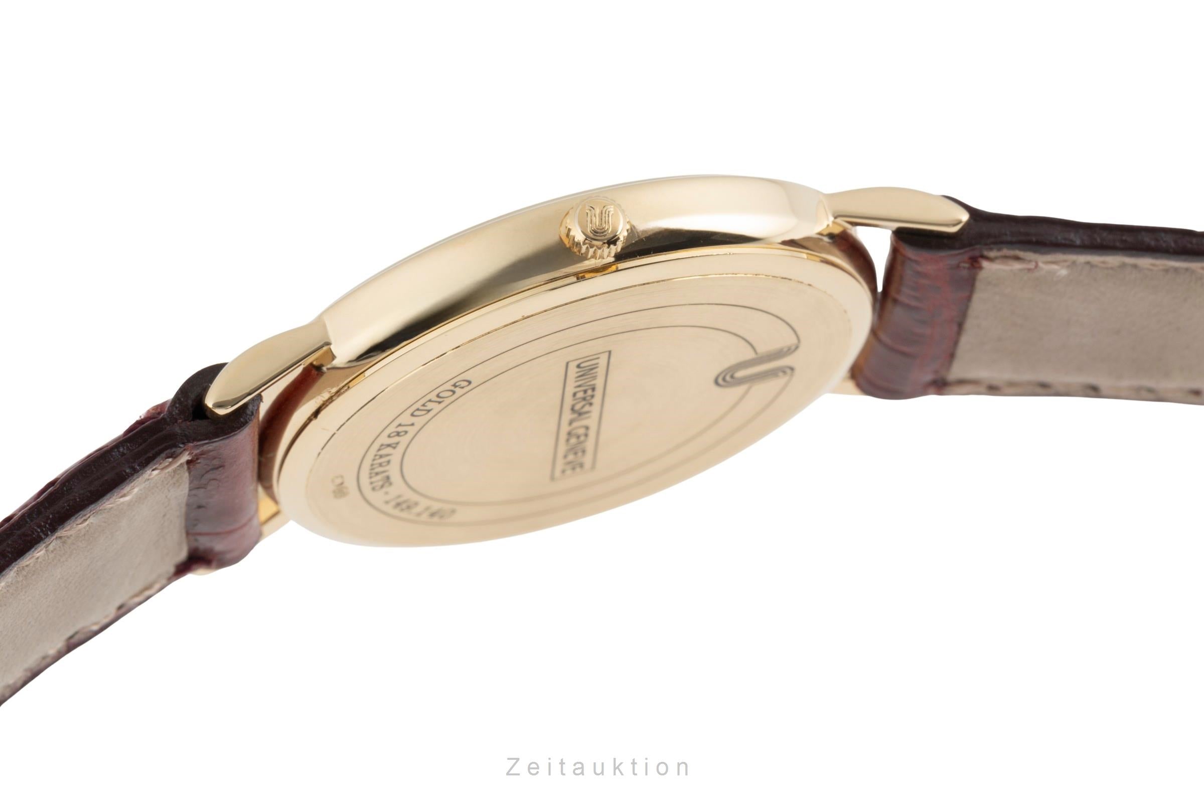 Universal Geneve 18k Gold Herrenuhr Ref.149.140-22 Papiere [2507531]