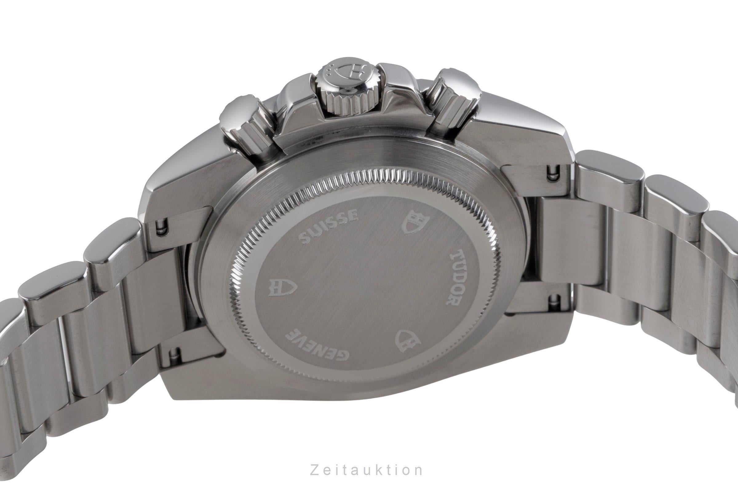 Tudor Sport Chronograph Silver Dial Stahl Automatik Herrenuhr Ref. 20300 Papers [2507537]