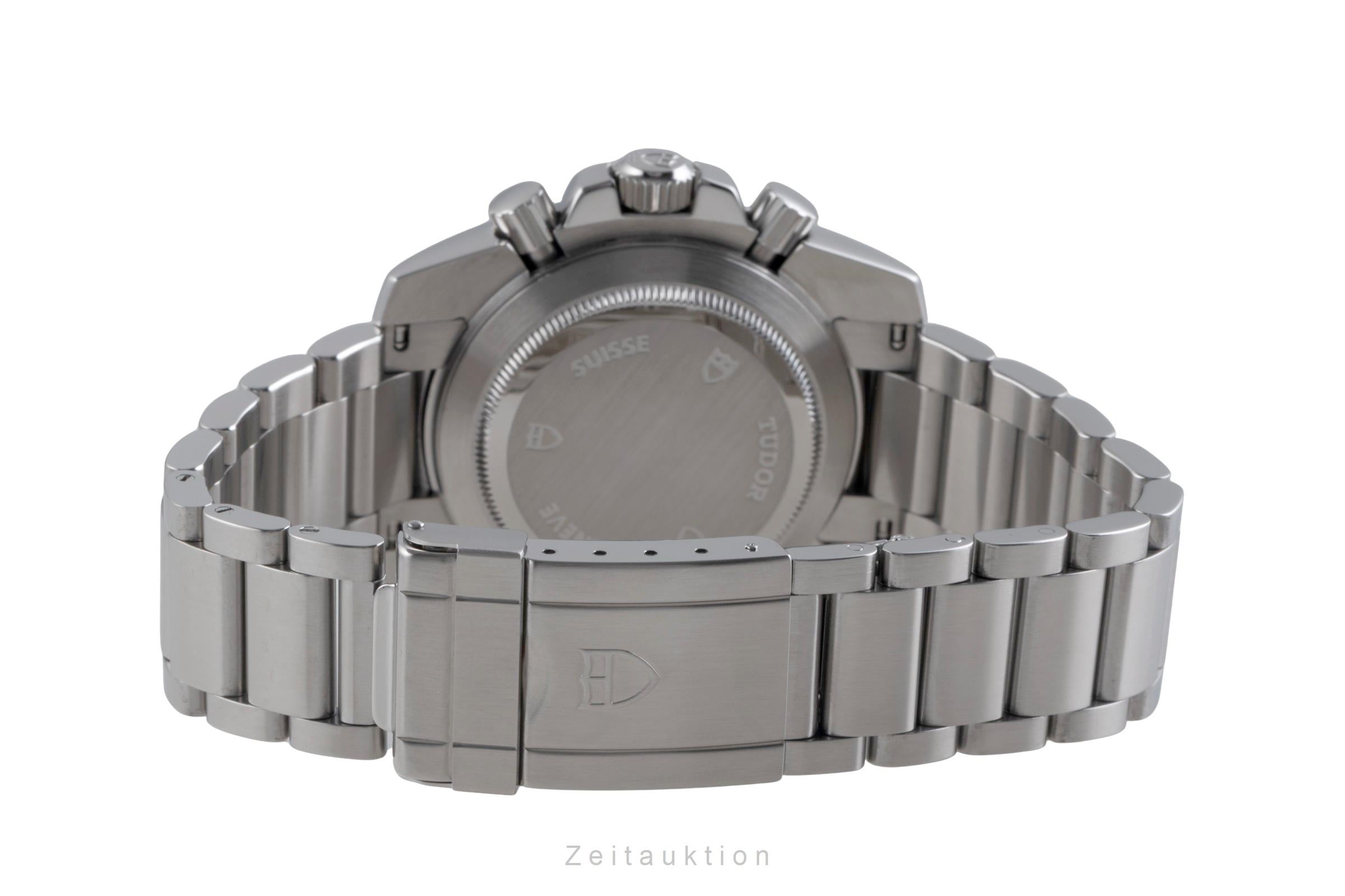 Tudor Sport Chronograph Silver Dial Stahl Automatik Herrenuhr Ref. 20300 Papers [2507537]