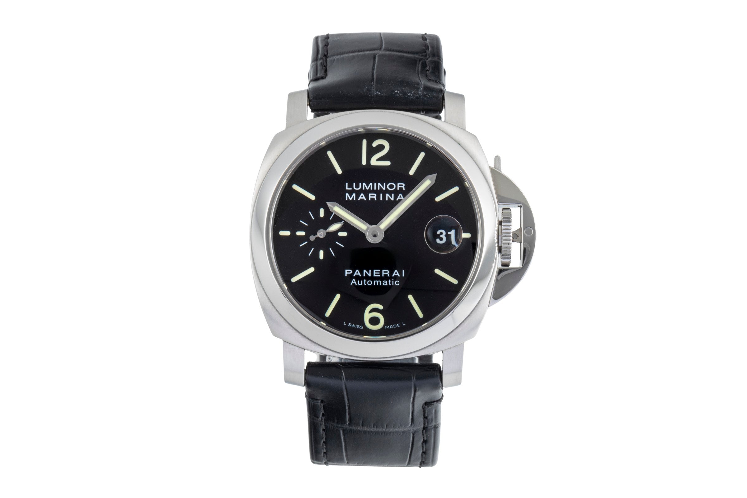 Panerai Luminor Marina Automatik Edelstahl Herrenuhr Ref. PAM00048 B&P 2010 [2507538]