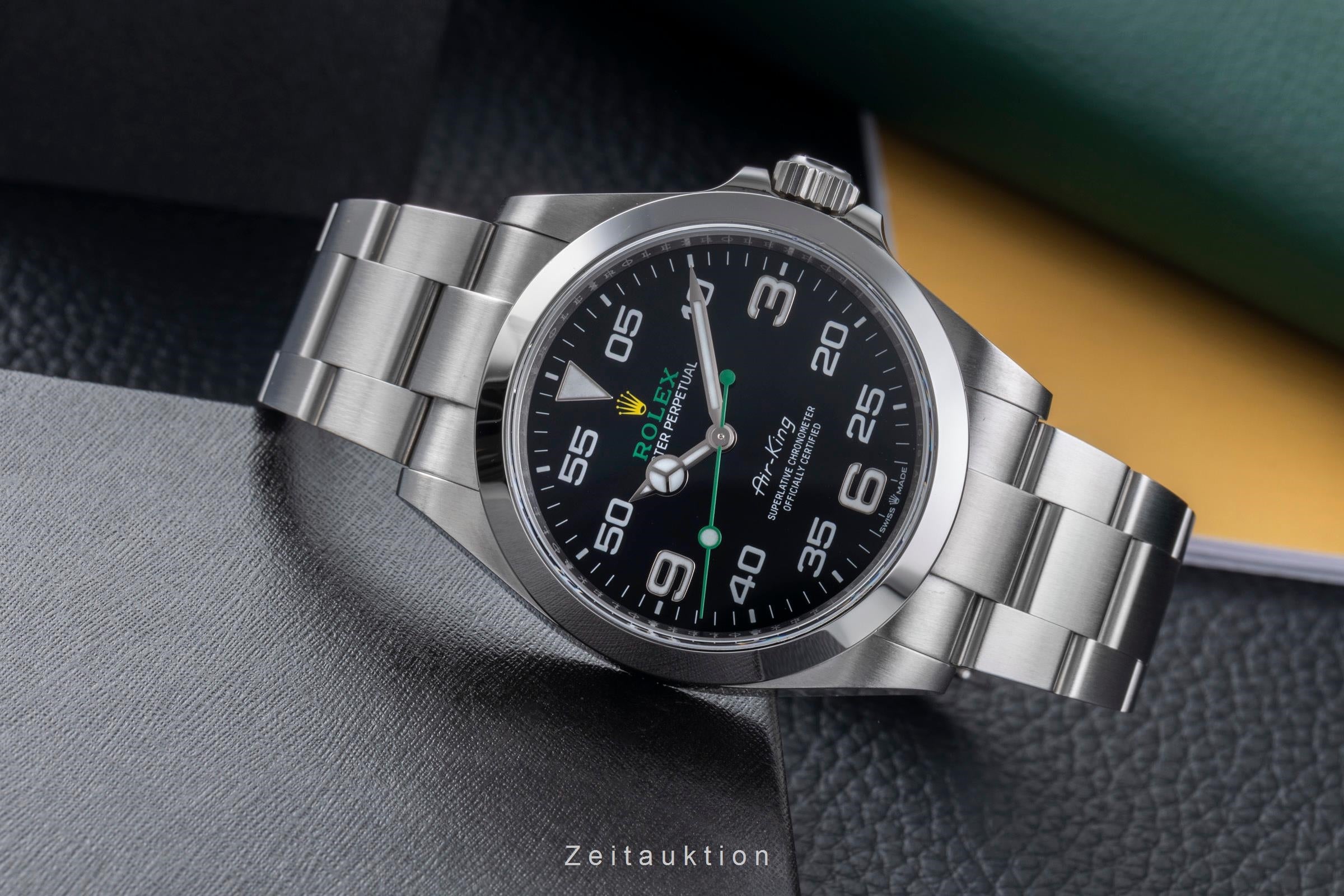 Rolex Air King steel automatic men's watch 126900  [2507542]