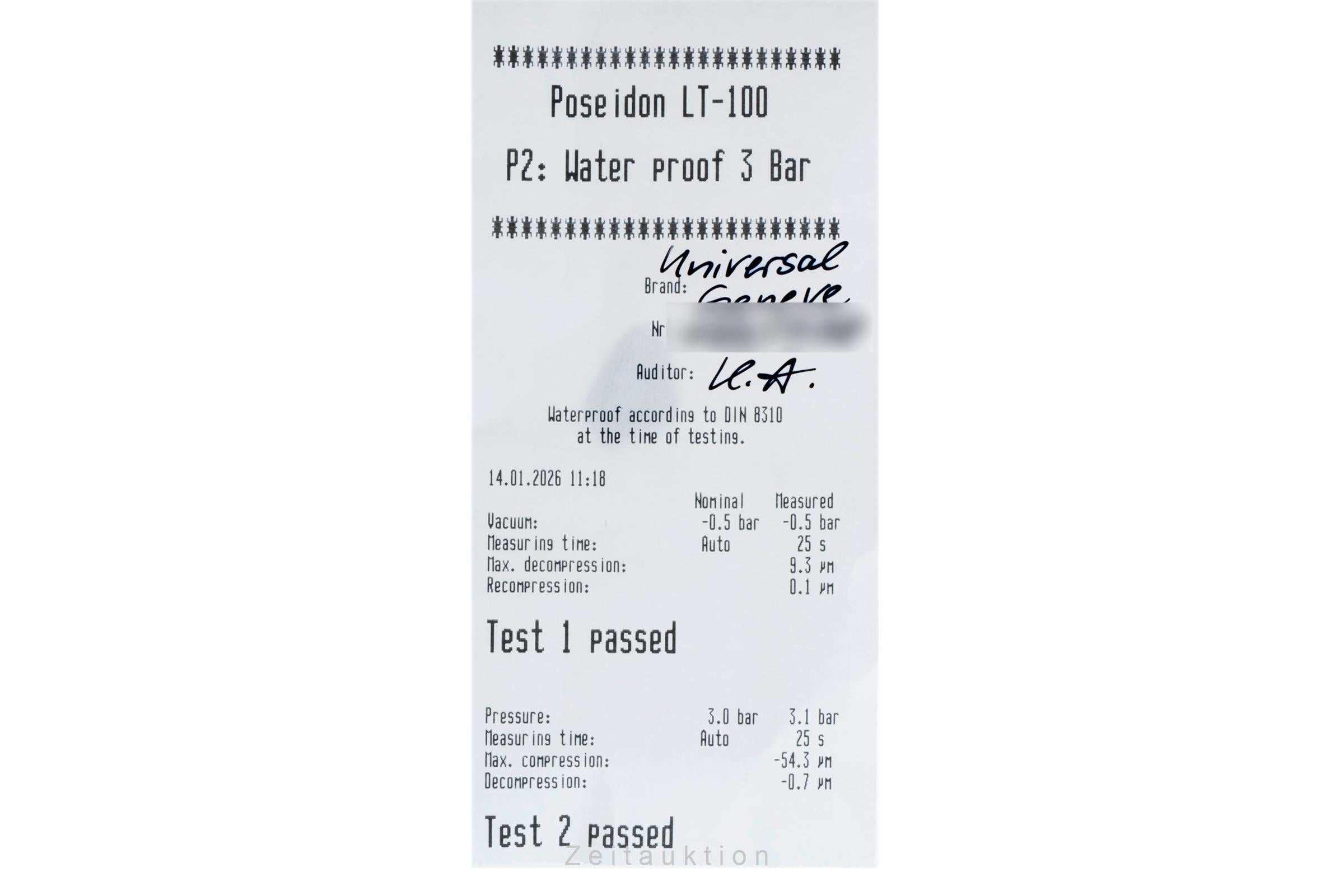 Universal Geneve Tank Stahl Quarz Unisex Ref. 845.225  [2507544]