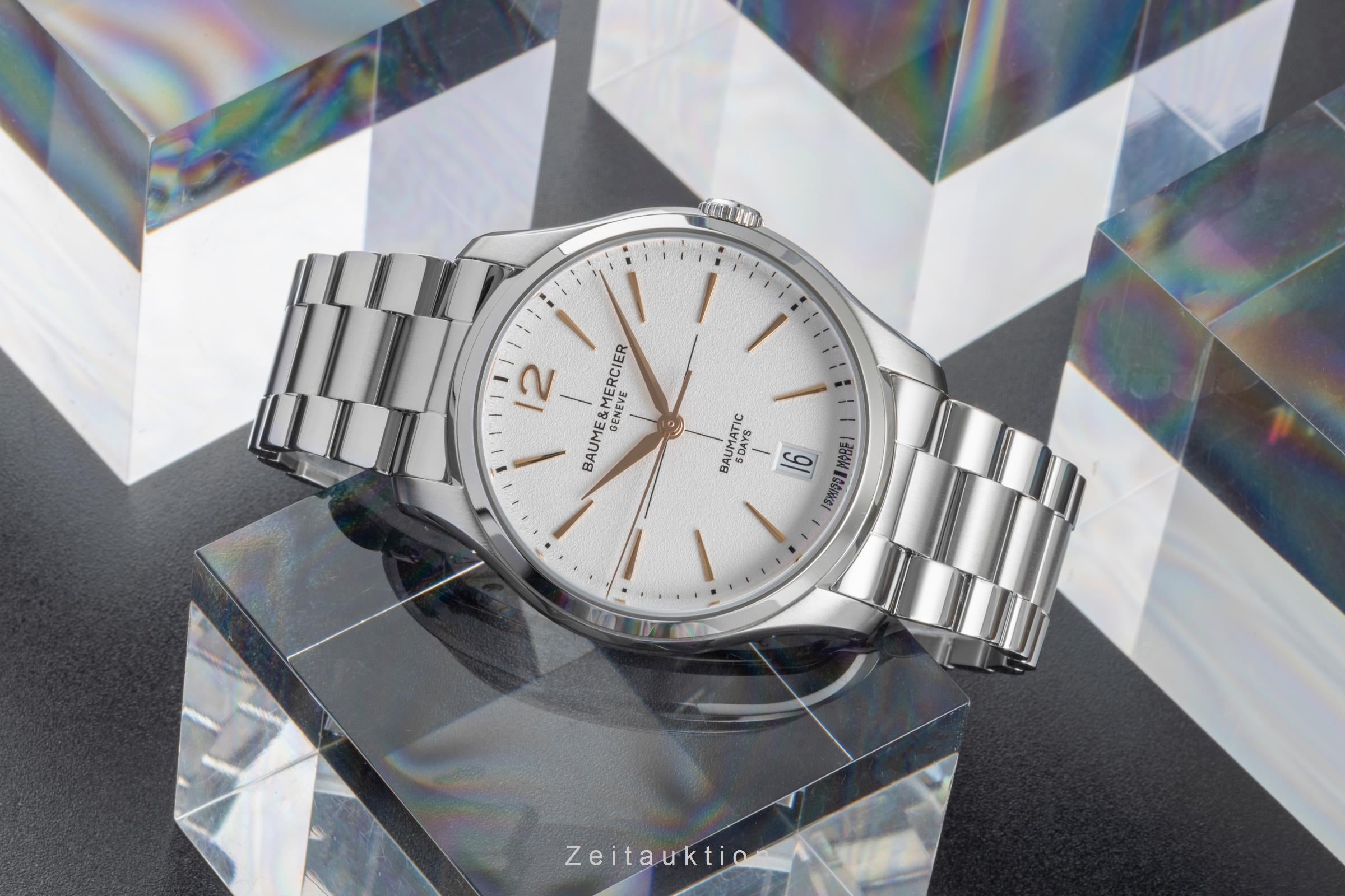 Baume & Mercier Clifton Stahl Automatik Herrenuhr Ref. M0A10793 B&P 2025 [2507547]