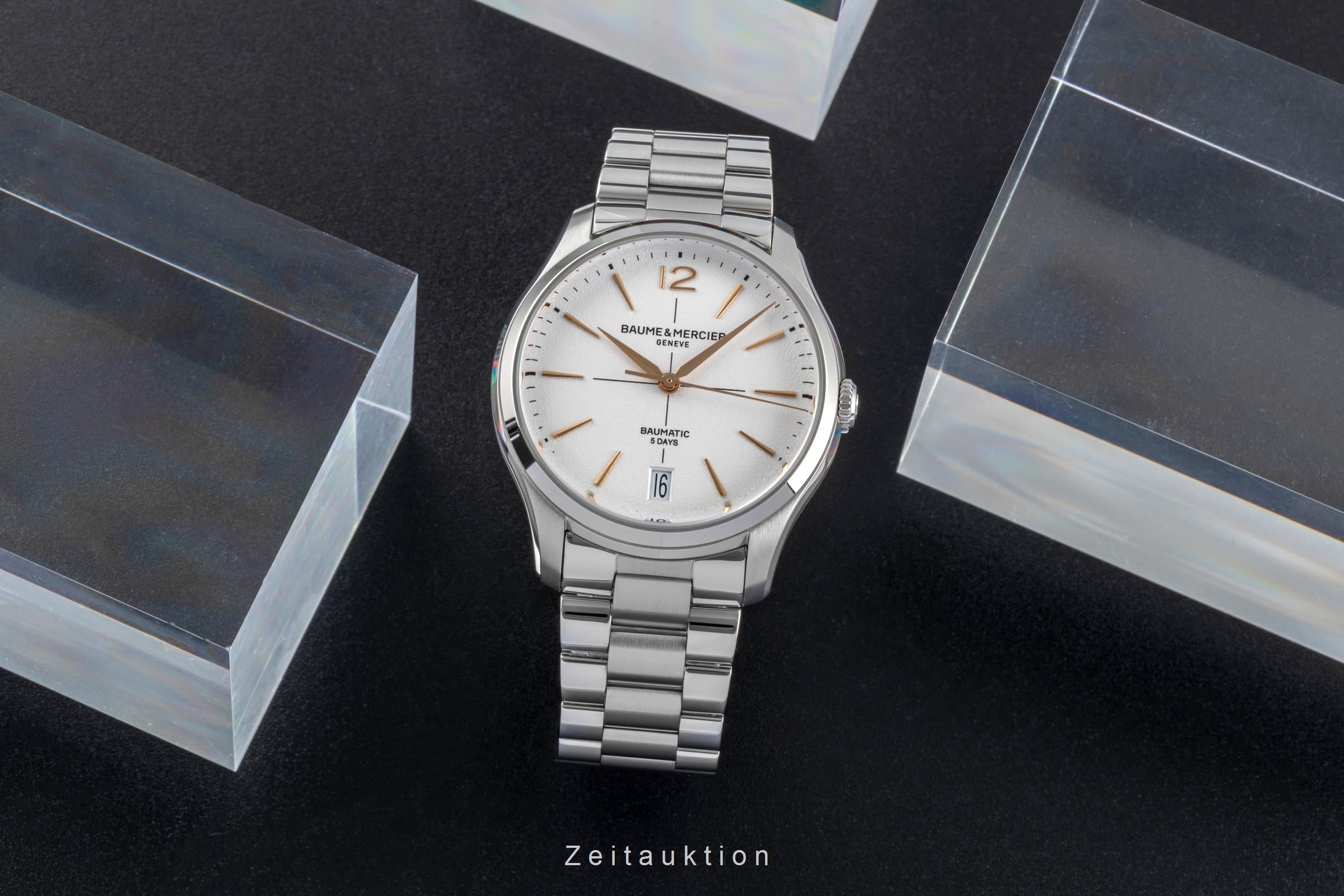 Baume & Mercier Clifton Stahl Automatik Herrenuhr Ref. M0A10793 B&P 2025 [2507547]