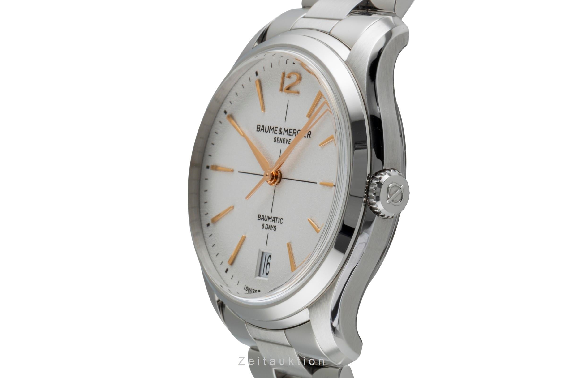 Baume & Mercier Clifton Stahl Automatik Herrenuhr Ref. M0A10793 B&P 2025 [2507547]