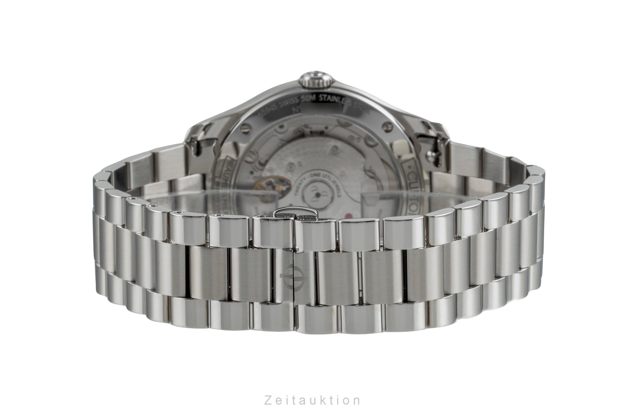 Baume & Mercier Clifton Stahl Automatik Herrenuhr Ref. M0A10793 B&P 2025 [2507547]