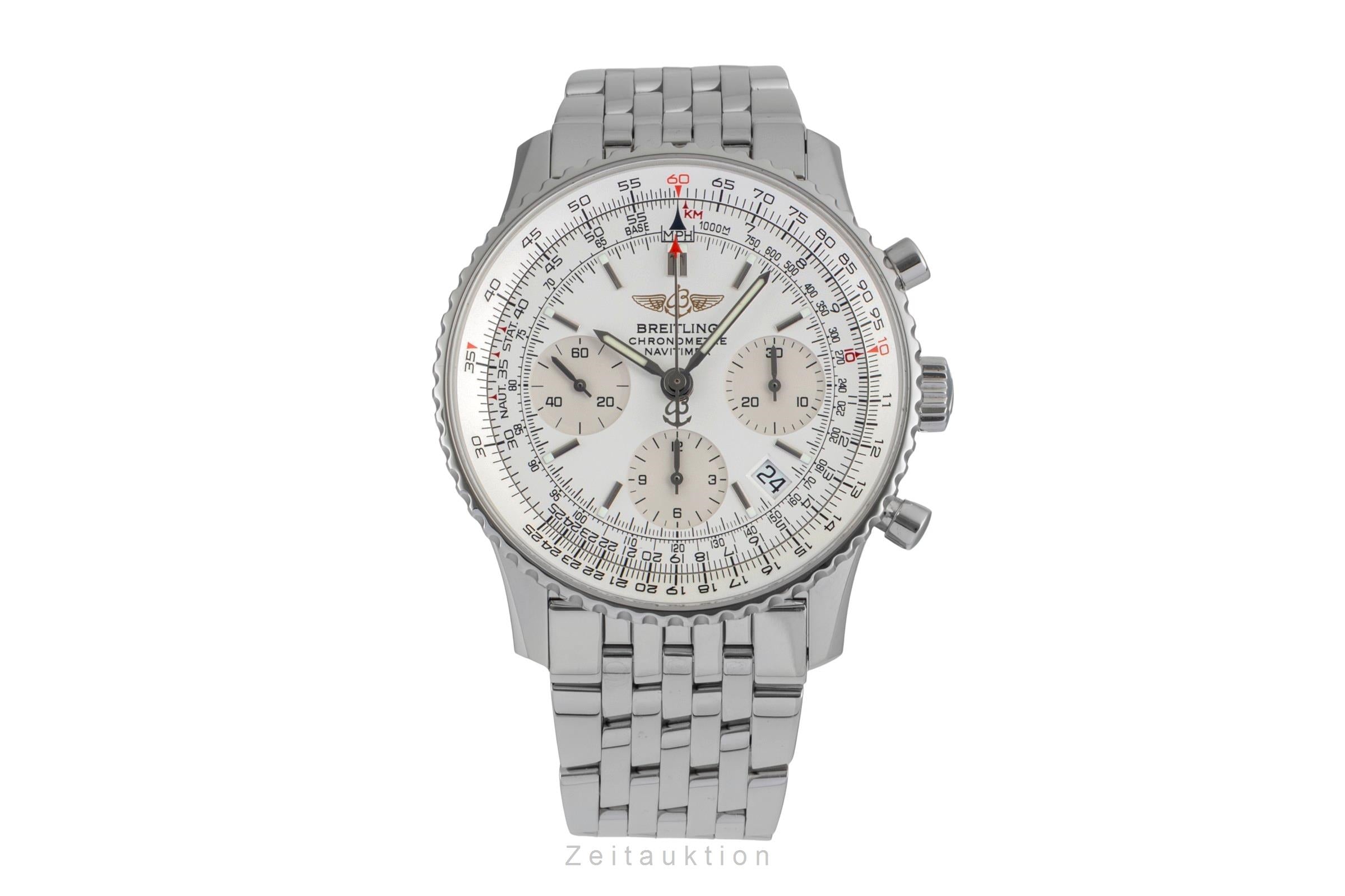 Breitling Navitimer chronograph steel automatic men's watch A23322  A232G32NP LP: 9850EUR  [2507549]