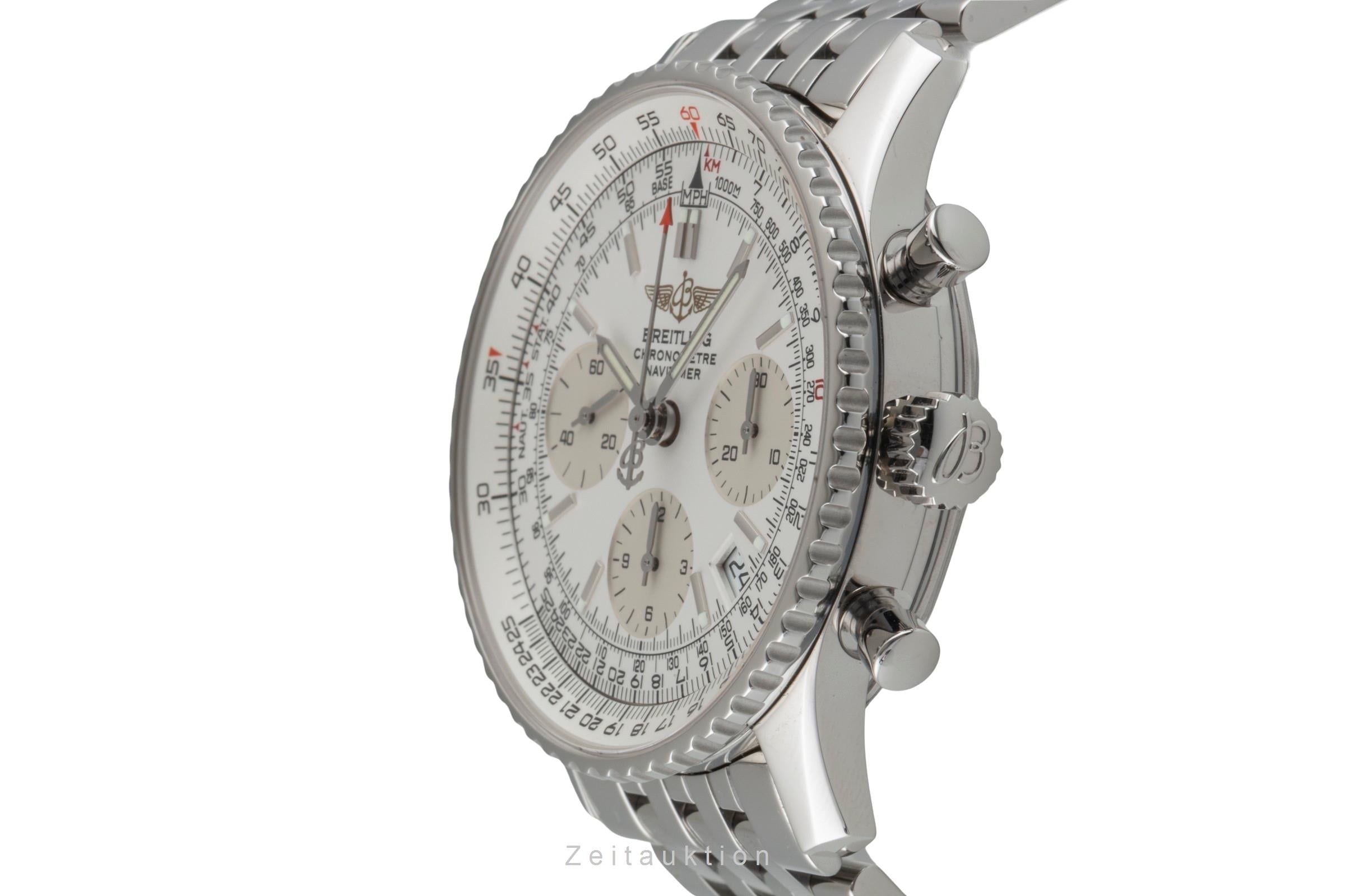 Breitling Navitimer chronograph steel automatic men's watch A23322  A232G32NP LP: 9850EUR  [2507549]