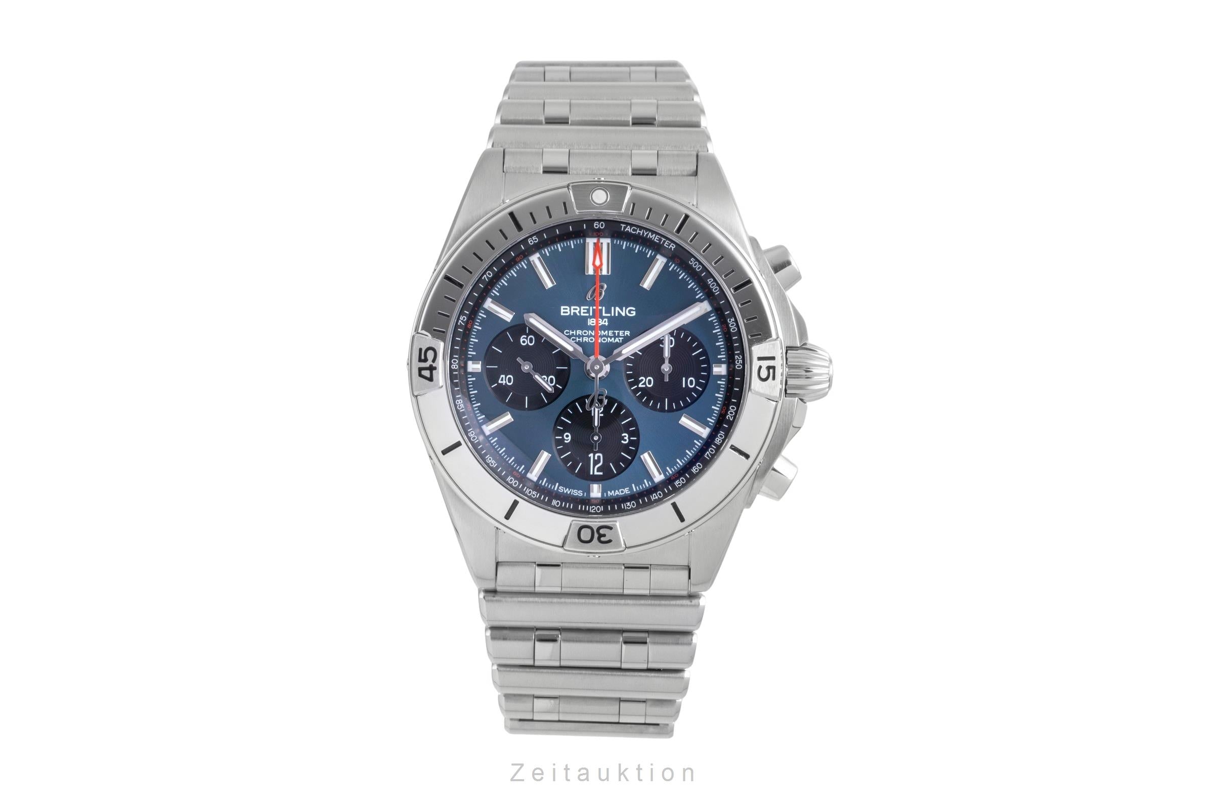 Breitling Chronomat chronograph steel automatic men's watch AB0134101C1A1 LP: 9400EUR  [2507550]