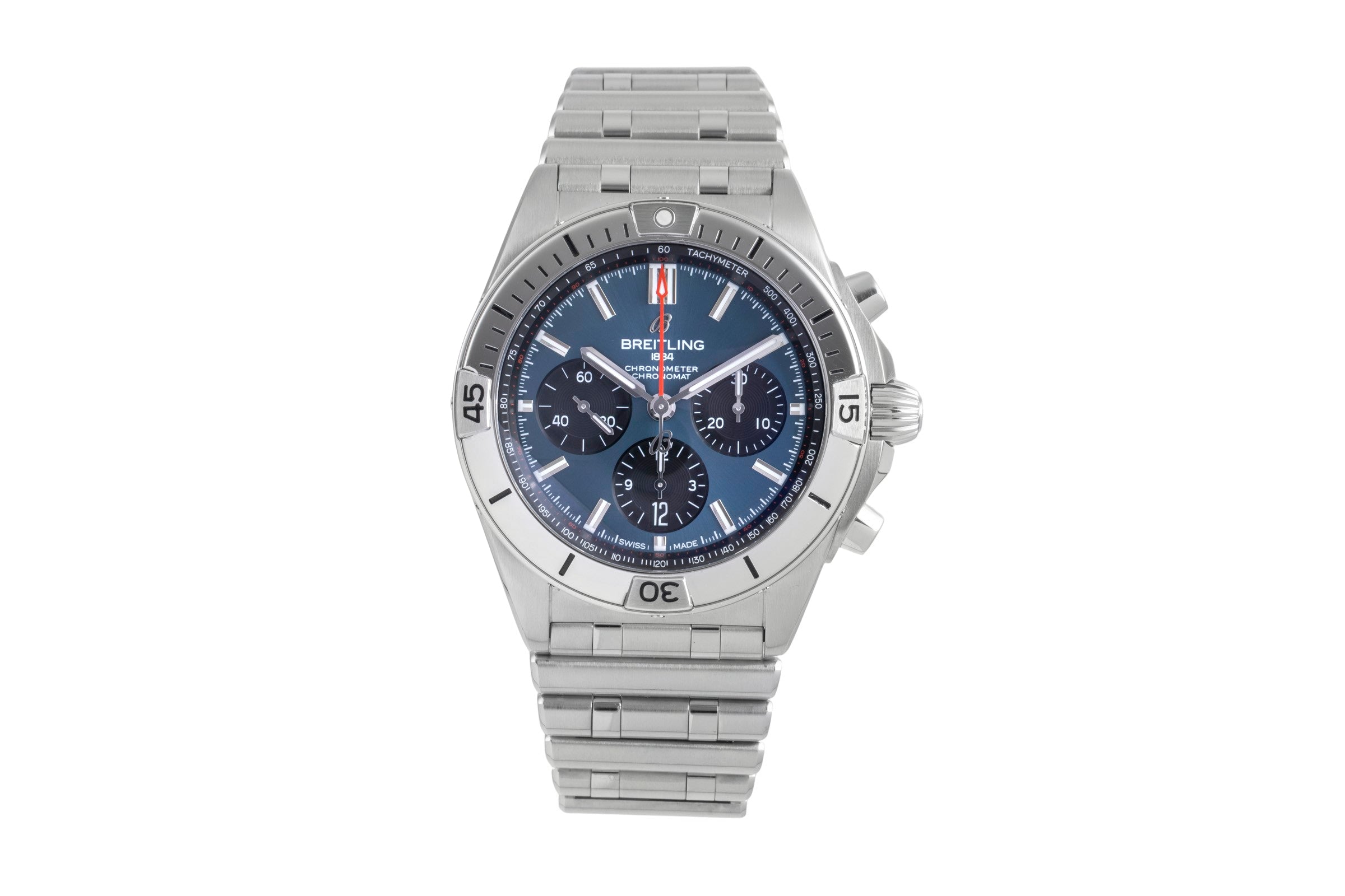 Breitling Chronomat chronograph steel automatic men's watch AB0134101C1A1 LP: 9400EUR  [2507550]