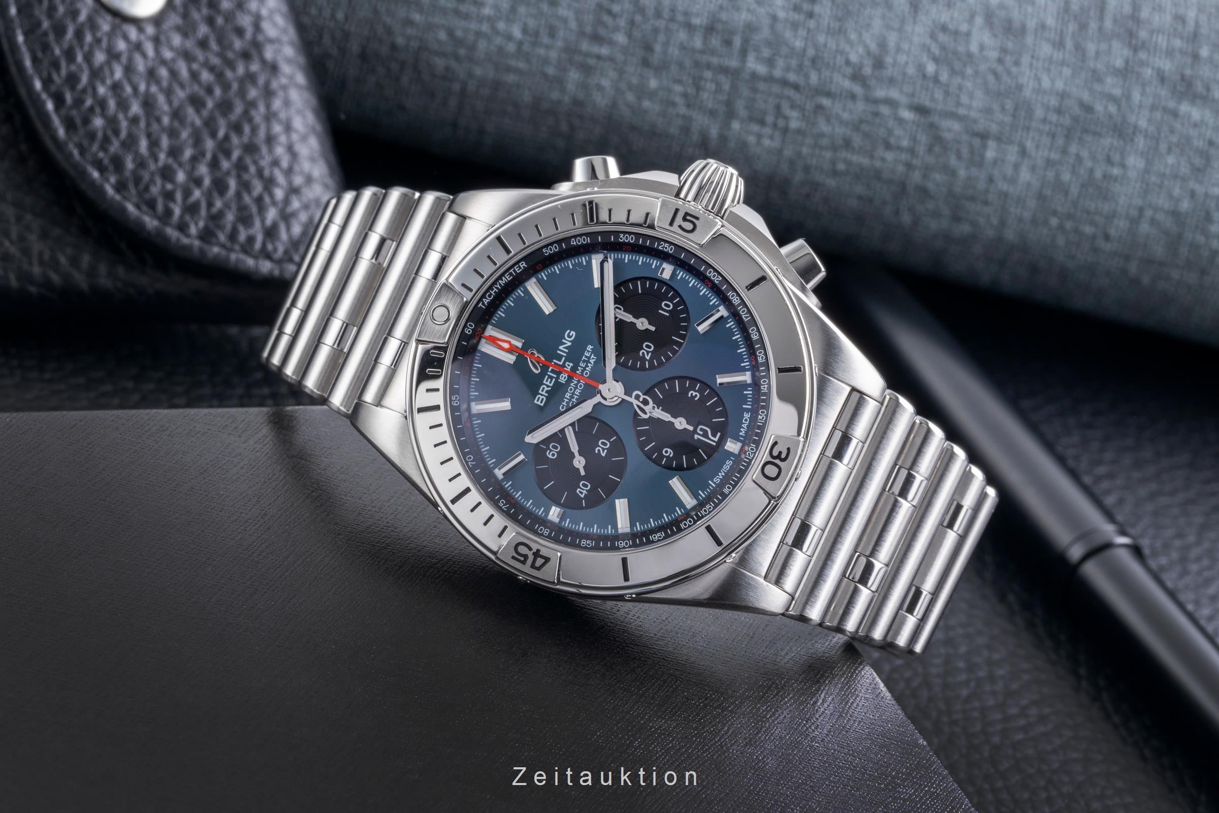 Breitling Chronomat chronograph steel automatic men's watch AB0134101C1A1 LP: 9400EUR  [2507550]