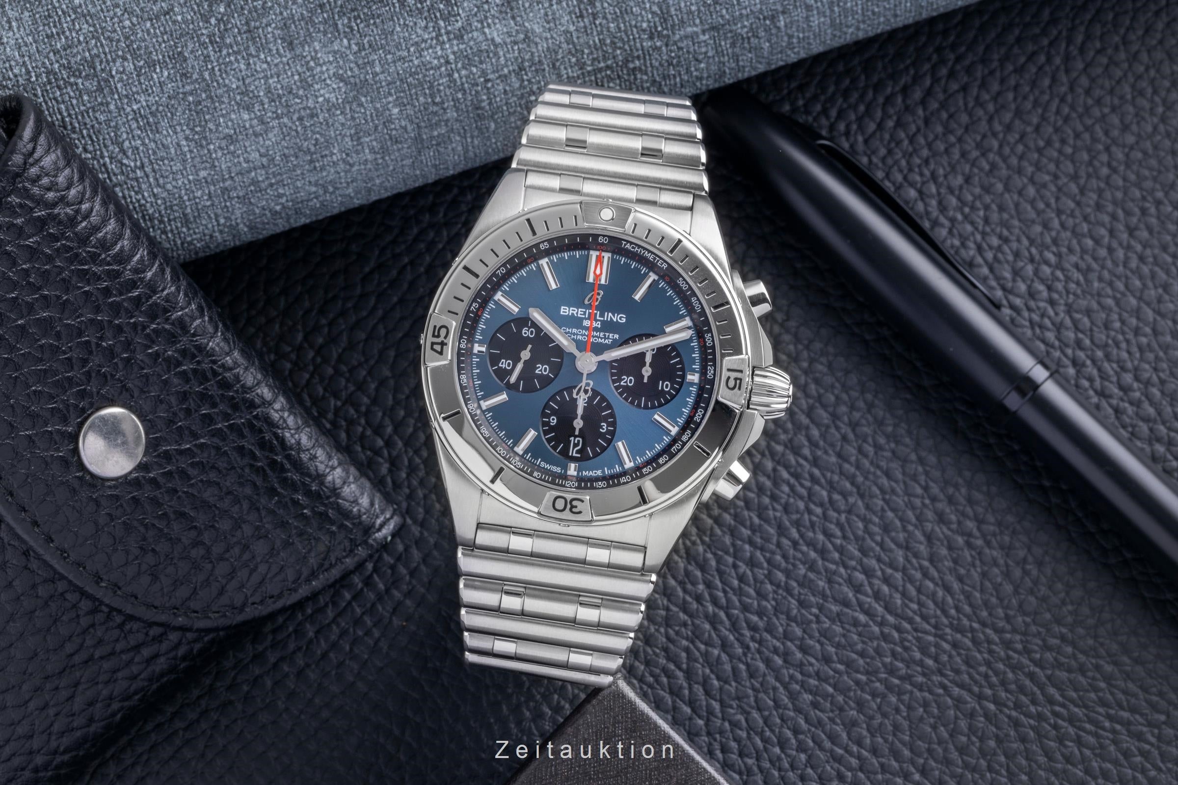 Breitling Chronomat chronograph steel automatic men's watch AB0134101C1A1 LP: 9400EUR  [2507550]