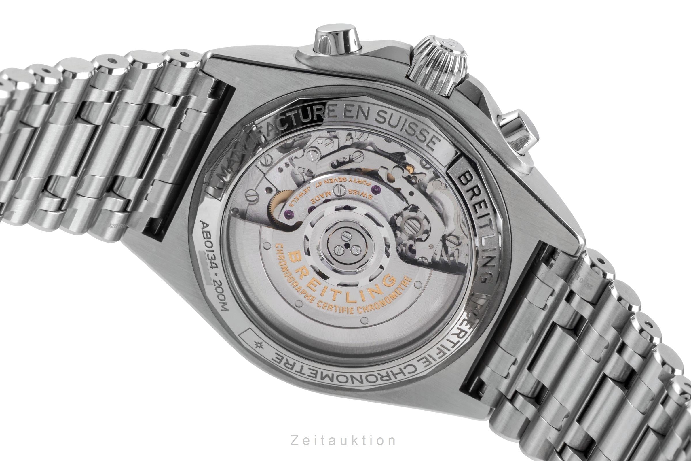 Breitling Chronomat chronograph steel automatic men's watch AB0134101C1A1 LP: 9400EUR  [2507550]