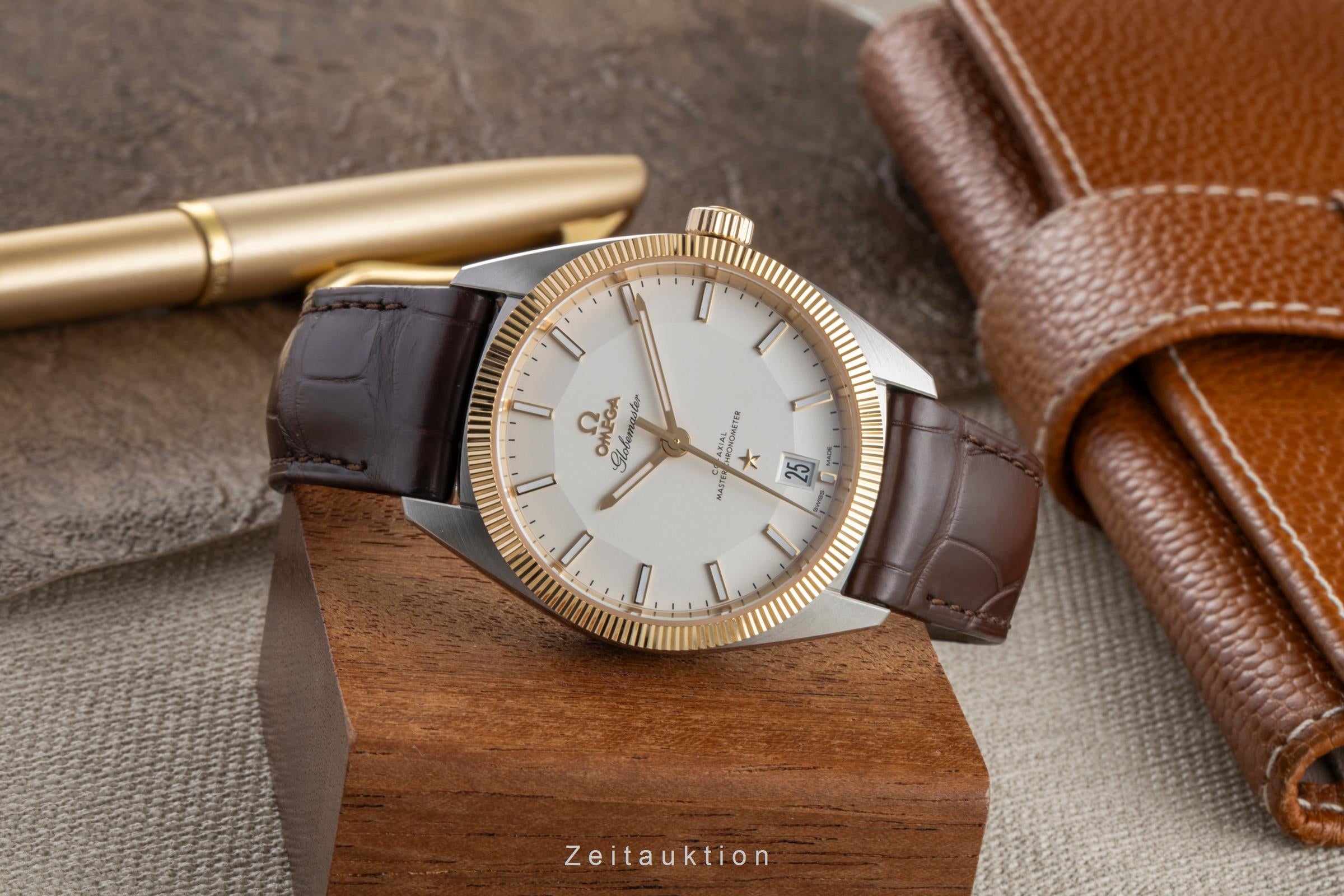 Omega Constellation Globemaster Stahl/Gold Pie Pan Ref. 130.23.39.21.02.001 B&P [2507554]