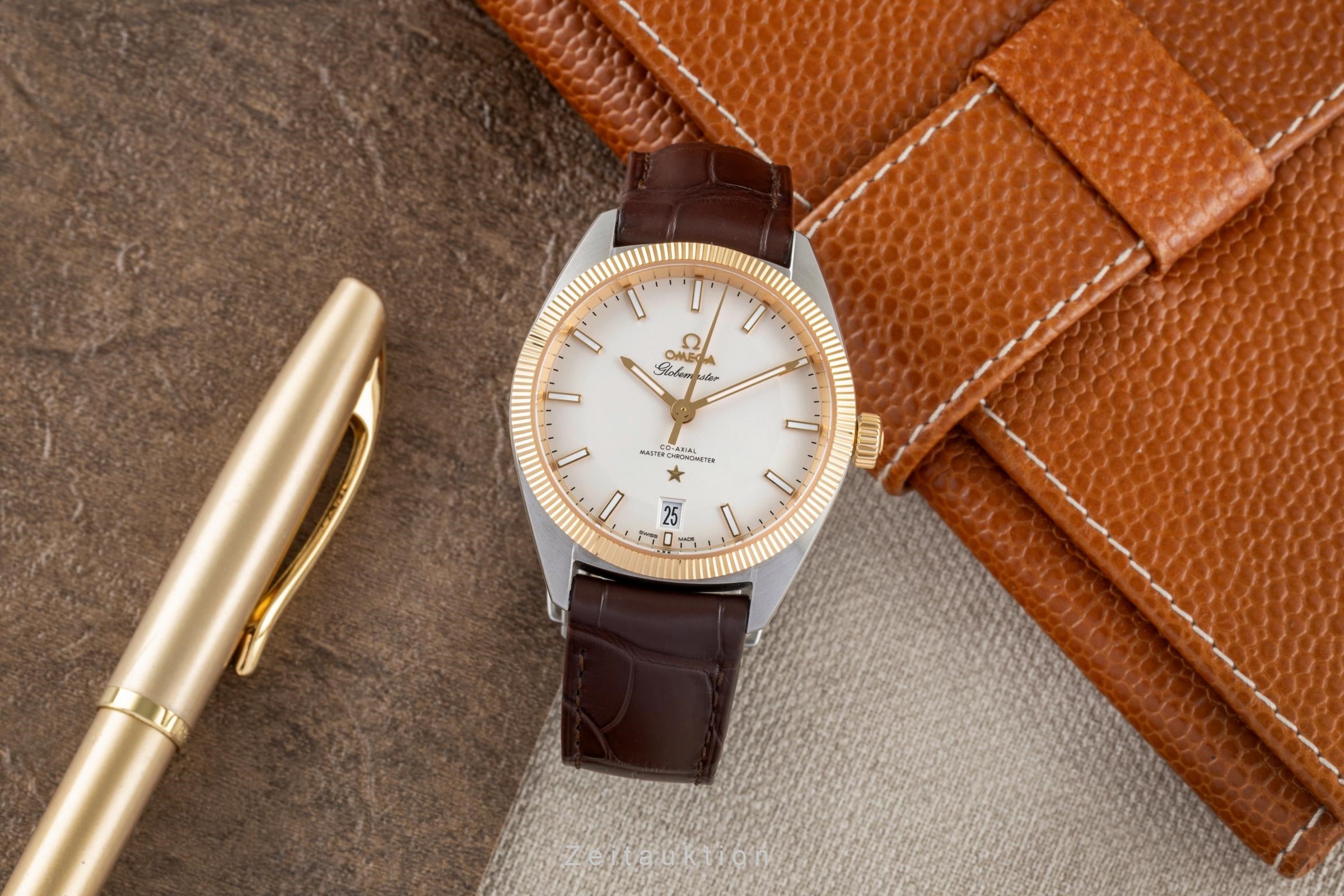 Omega Constellation Globemaster Stahl/Gold Pie Pan Ref. 130.23.39.21.02.001 B&P [2507554]