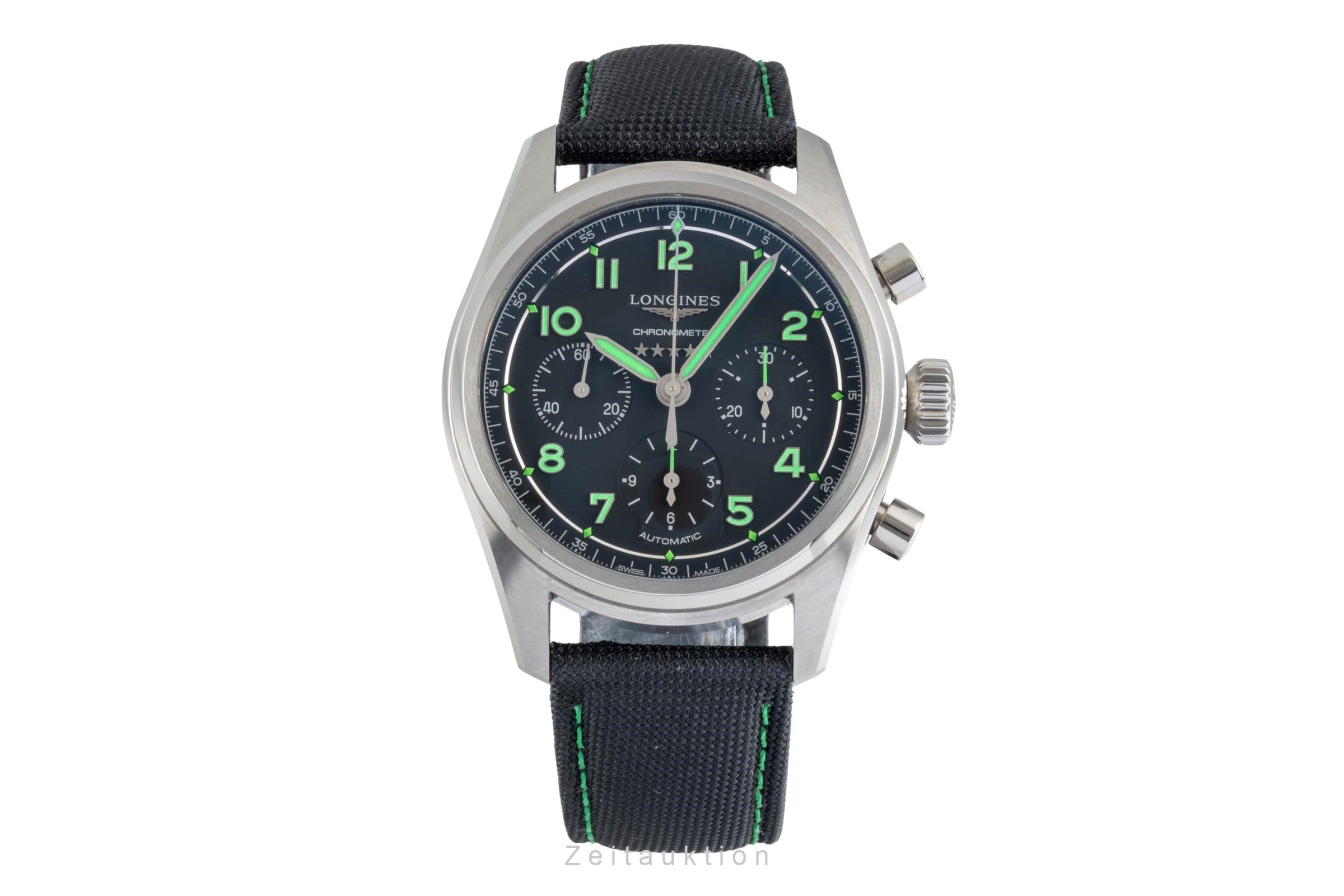 Longines Spirit chronographe titane  automatique montre pour hommes L3.829.1.53.2  [2600005]