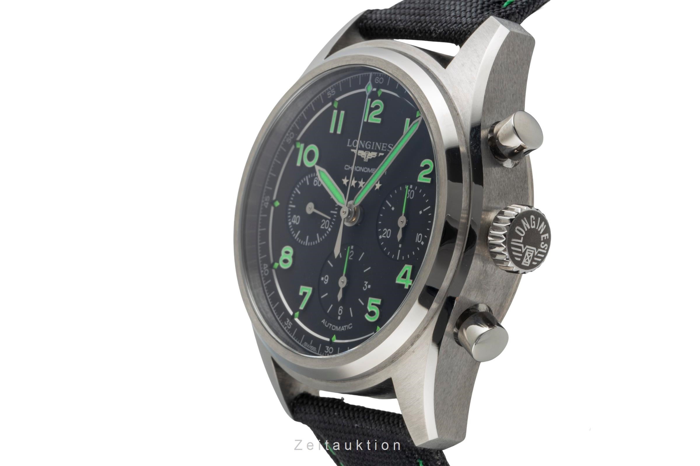 Longines Spirit chronographe titane  automatique montre pour hommes L3.829.1.53.2  [2600005]
