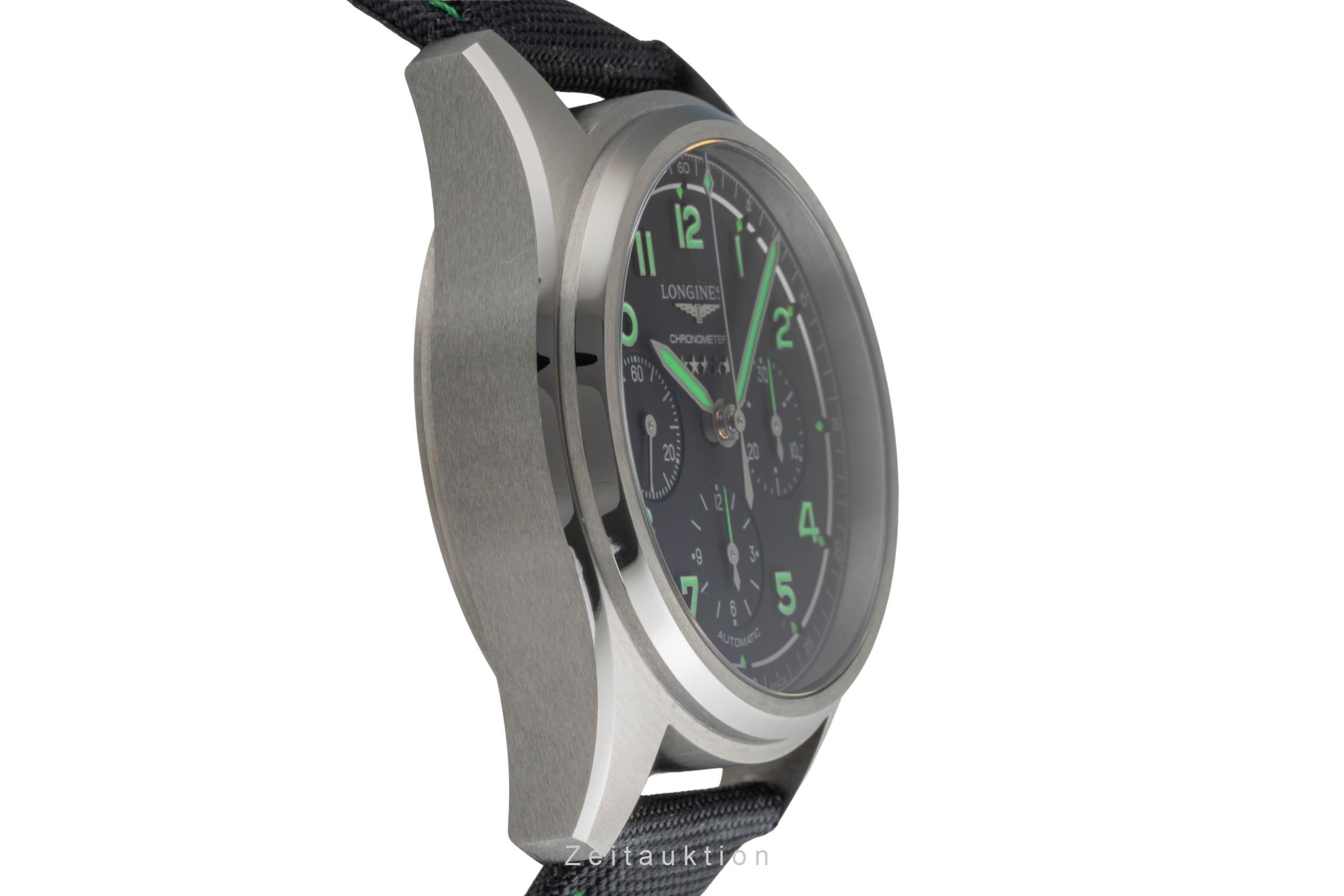 Longines Spirit chronographe titane  automatique montre pour hommes L3.829.1.53.2  [2600005]