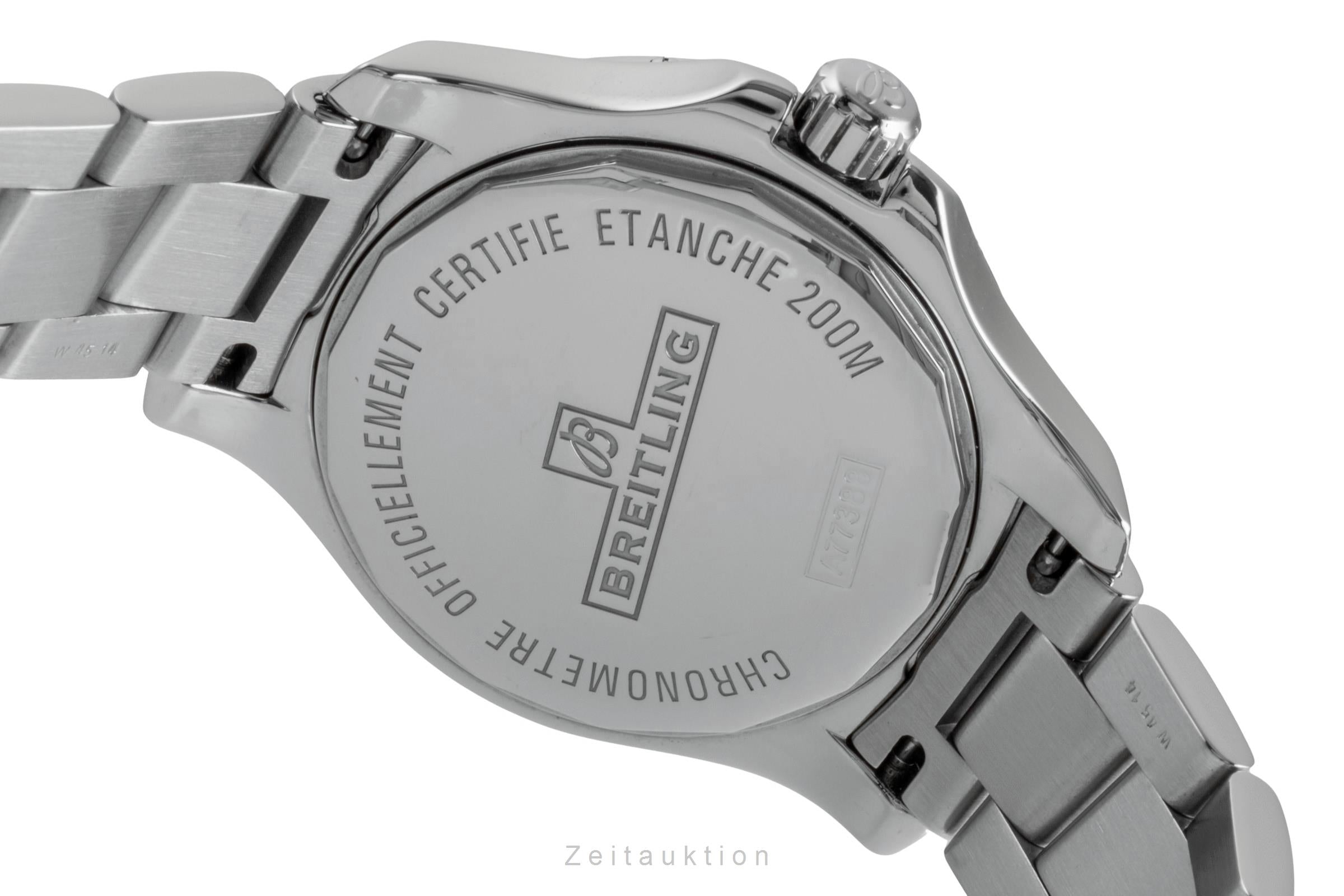 Breitling Colt Lady 33 Chronometer Datum Edelstahl Damenuhr Ref. A77388 [2600006]