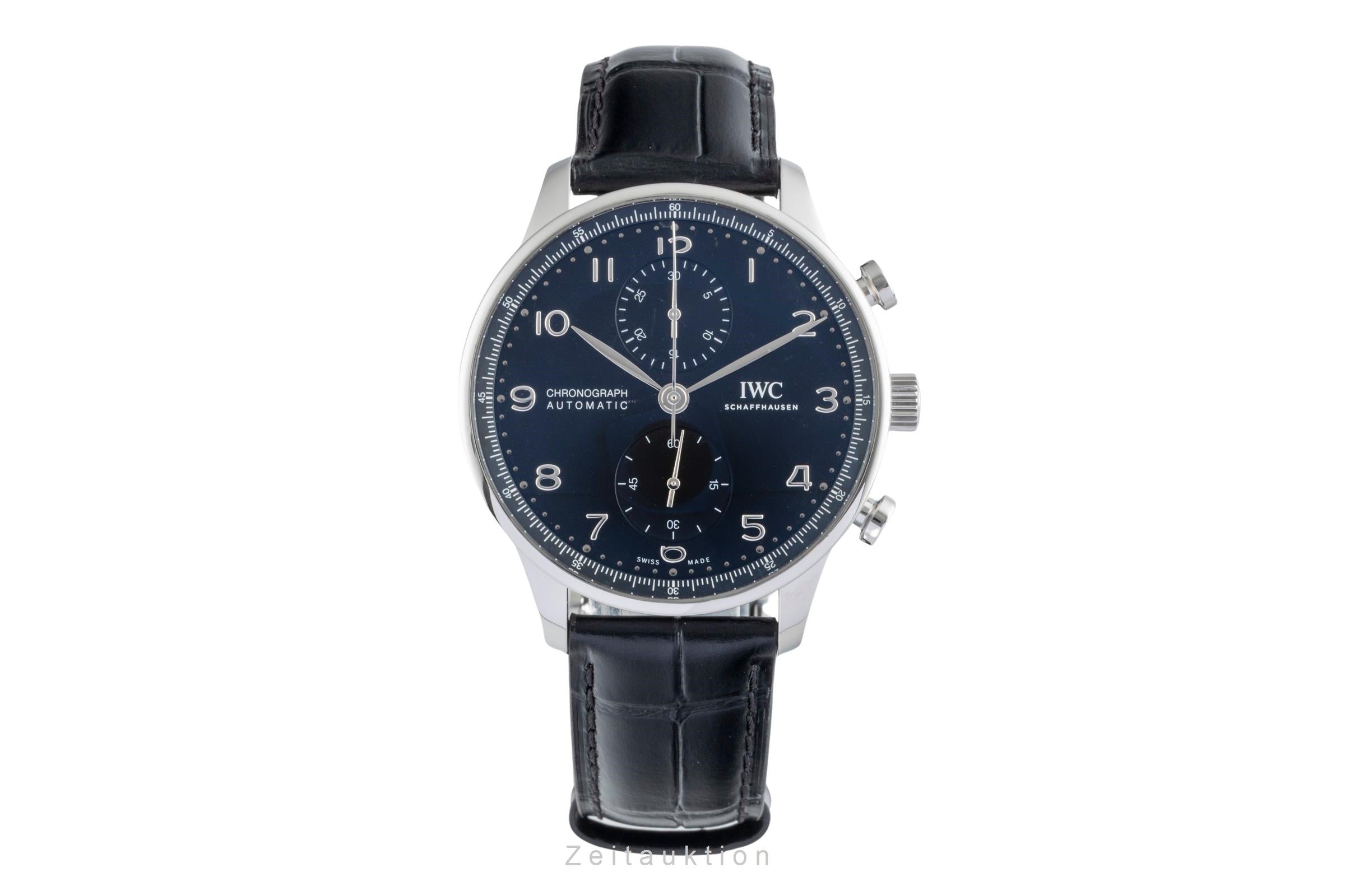 IWC Portugieser Chronograph Automatik Stahl Ref. IW371609 B&P 2021 NP: 9100 € [2600010]