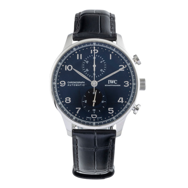 IWC Portugieser Chronograph Automatik Stahl Ref. IW371609 B&P 2021 NP: 9100 € [2600010]