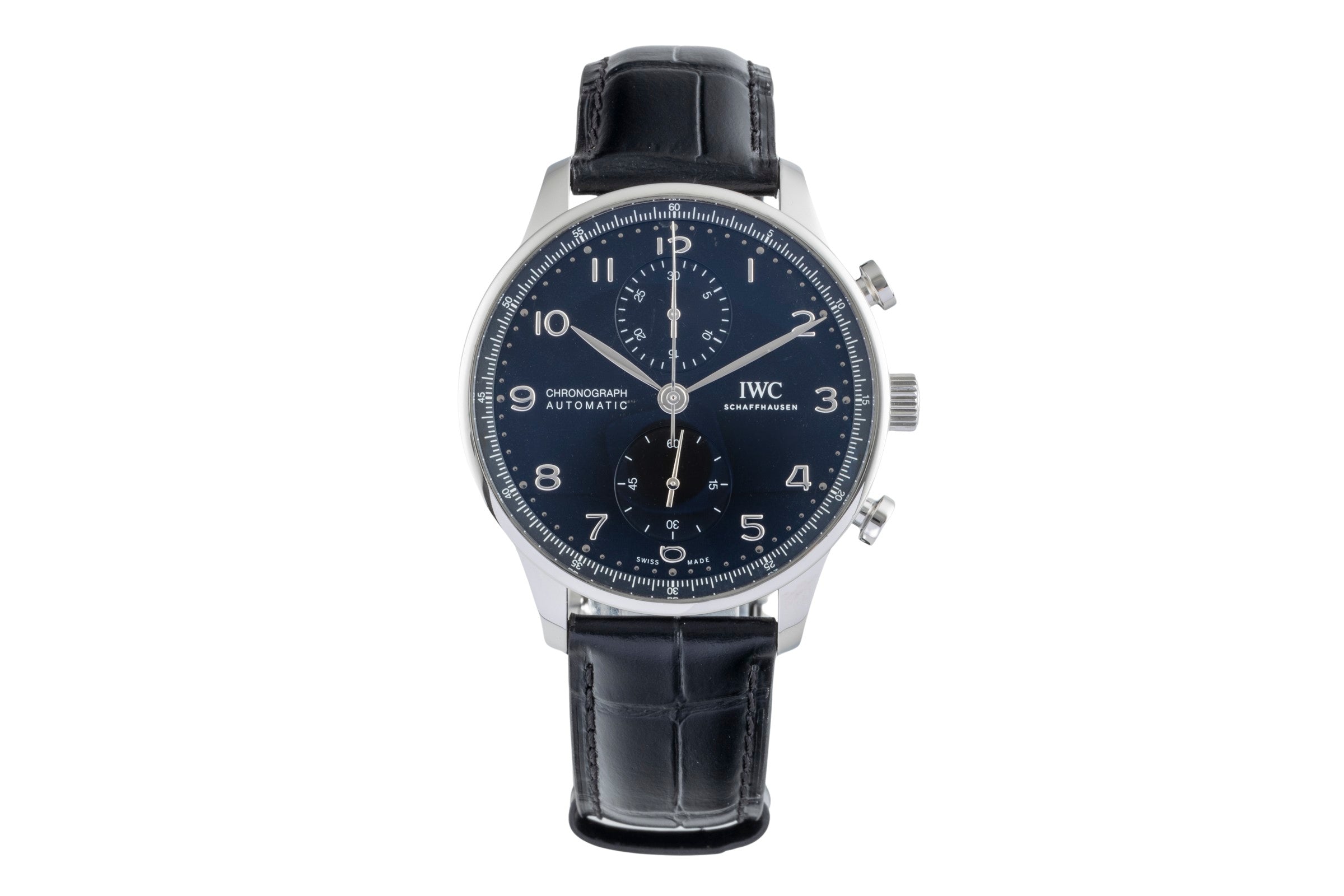 IWC Portugieser Chronograph Automatik Stahl Ref. IW371609 B&P 2021 NP: 9100 € [2600010]