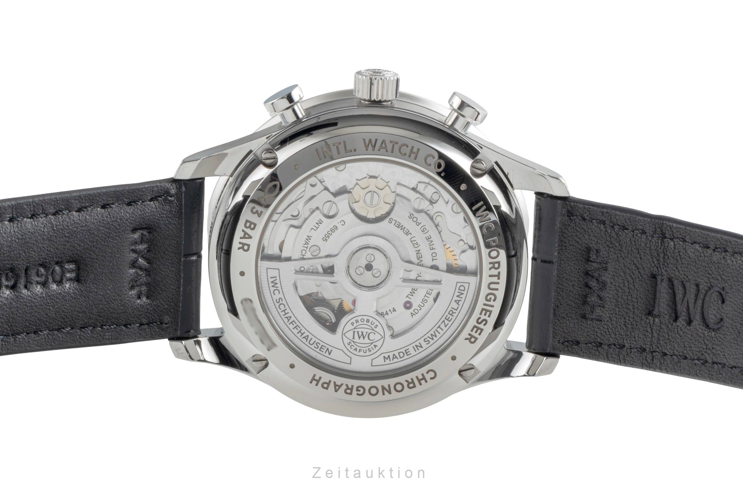IWC Portugieser Chronograph Automatik Stahl Ref. IW371609 B&P 2021 NP: 9100 € [2600010]