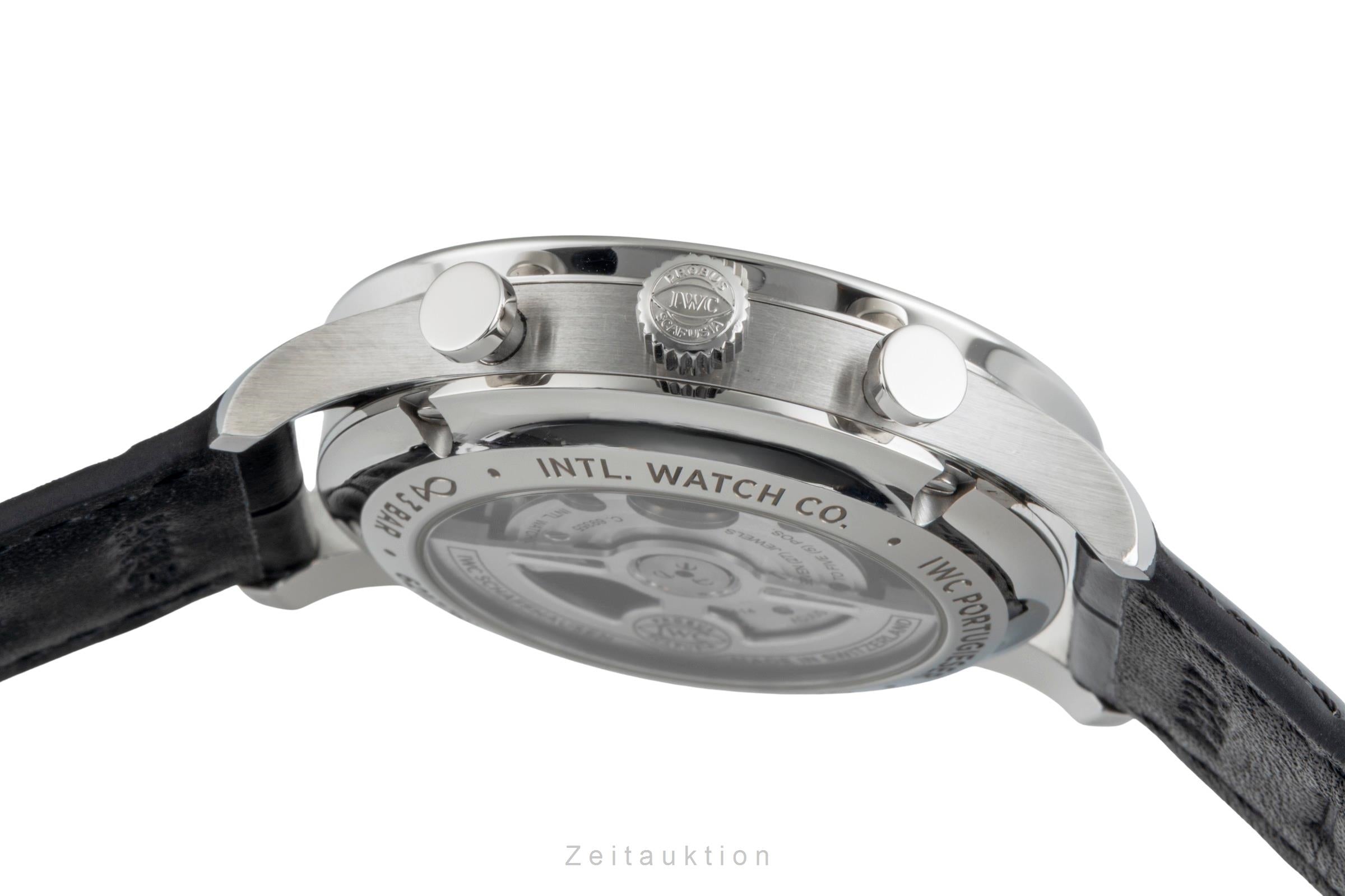 IWC Portugieser Chronograph Automatik Stahl Ref. IW371609 B&P 2021 NP: 9100 € [2600010]