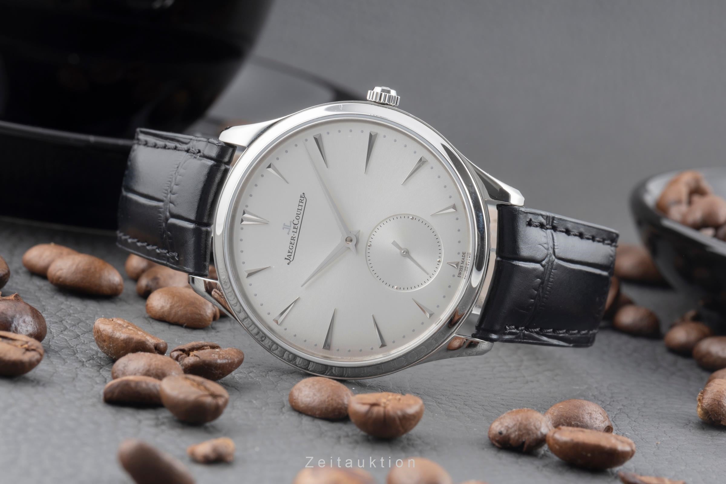 Jaeger LeCoultre Master Ultra Thin 38 steel automatic men's watch Q1278420  ,171.8.90.S  [2600011]