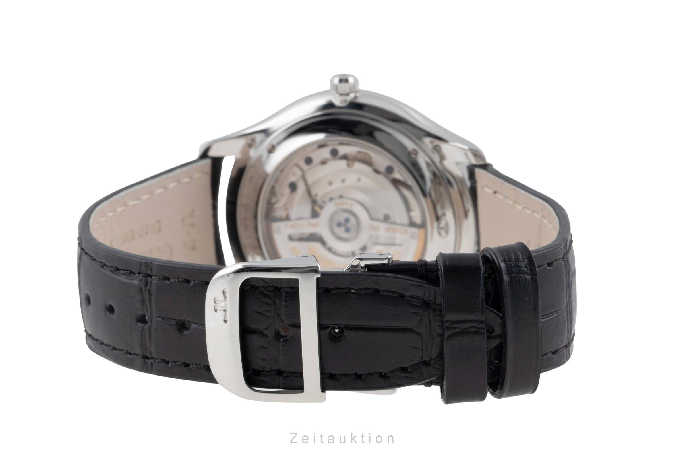 Jaeger LeCoultre Master Ultra Thin 38 steel automatic men's watch Q1278420  ,171.8.90.S  [2600011]