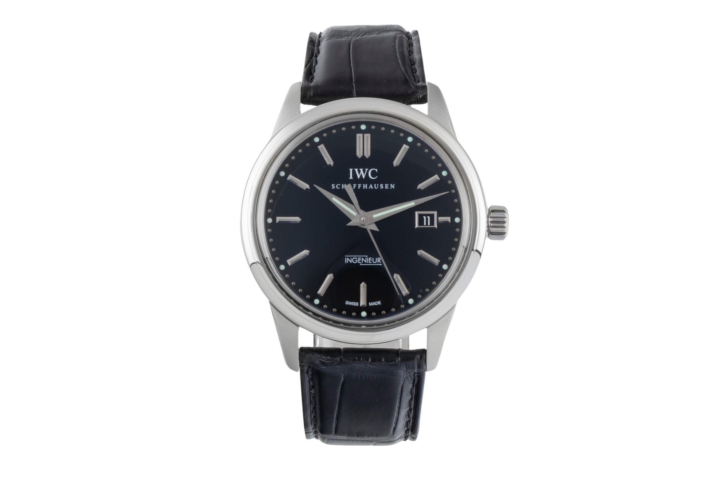 IWC Ingenieur Vintage 1955 Automatik Datum Edelstahl Ref. IW323301 Papiere 2016 [2600012]