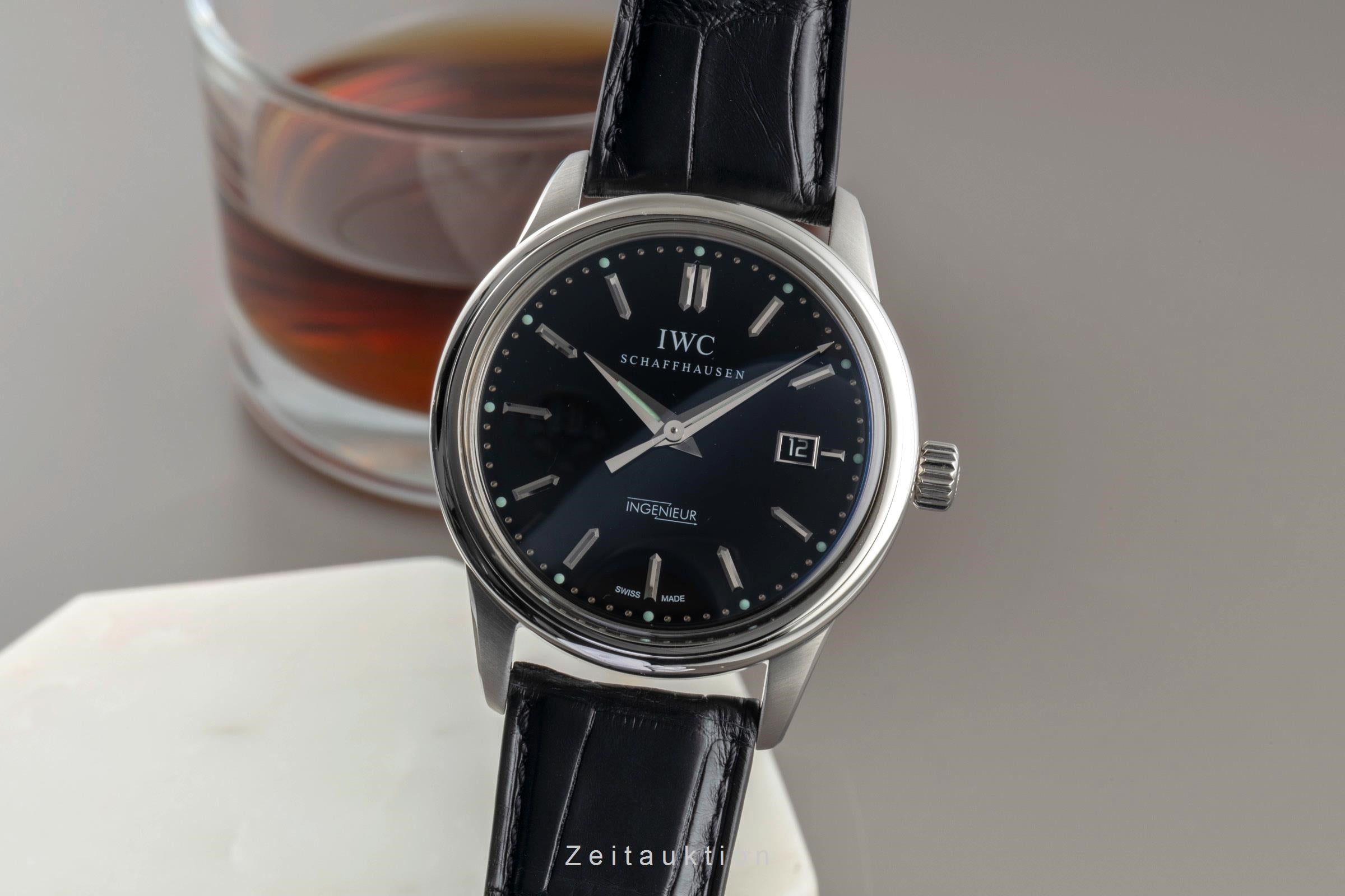 IWC Ingenieur Vintage 1955 Automatik Datum Edelstahl Ref. IW323301 Papiere 2016 [2600012]