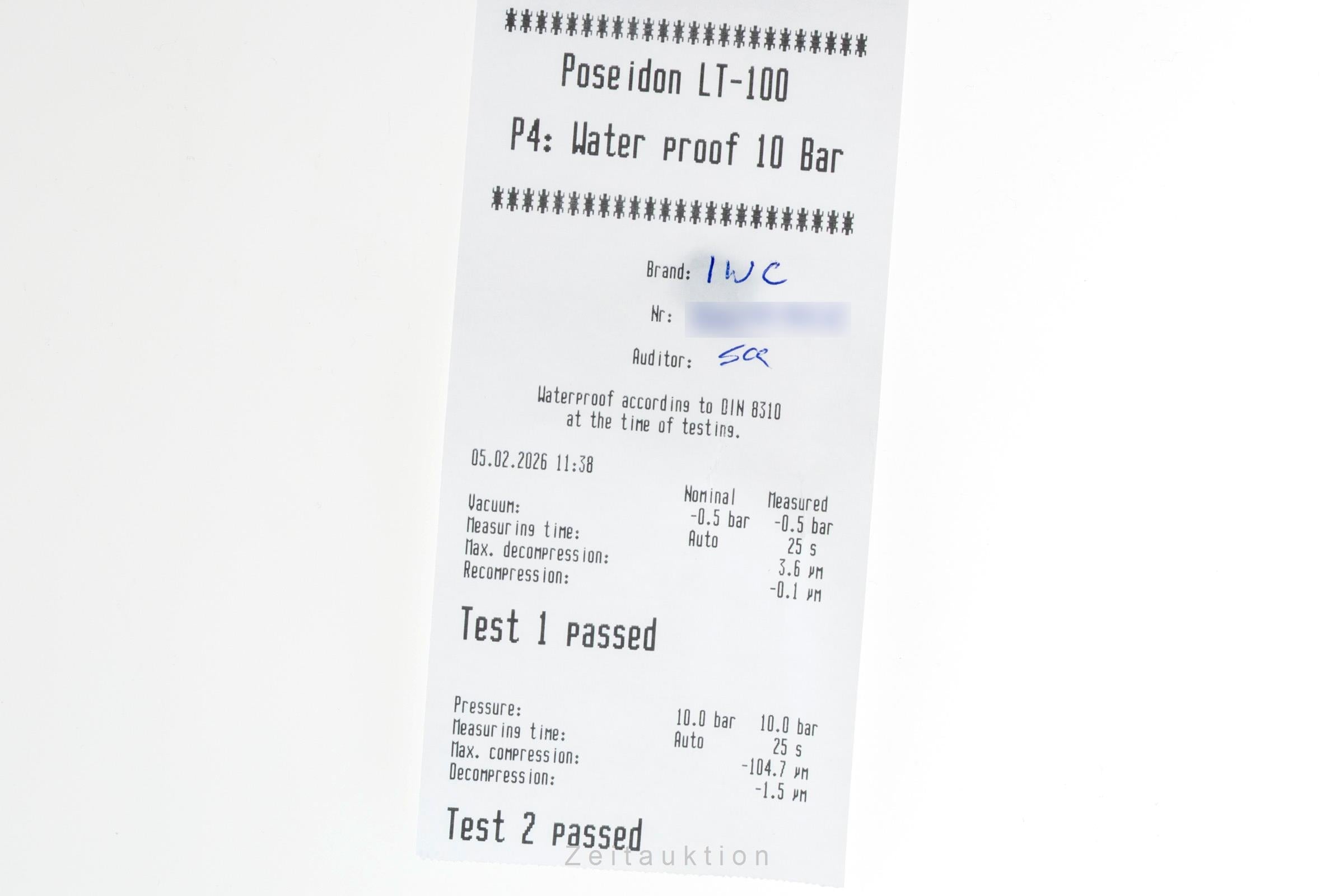 IWC Ingenieur acier automatique montre pour hommes IW323301  [2600012]