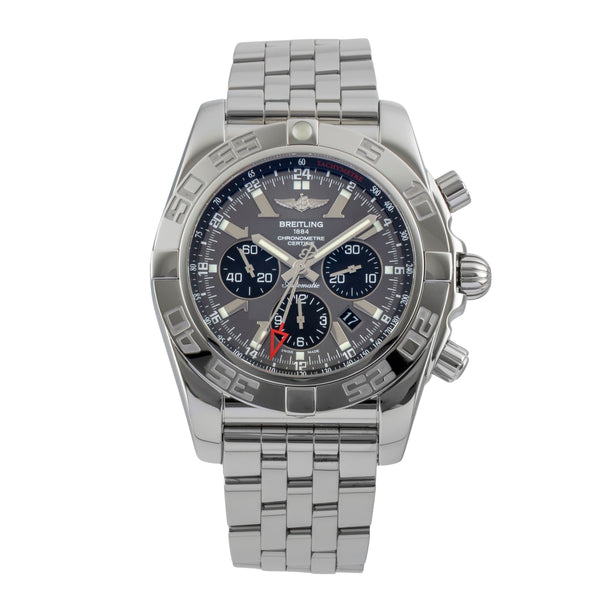 Breitling Chronomat 47 GMT chronograph steel automatic men's watch AB041012/BA69  [2600016]