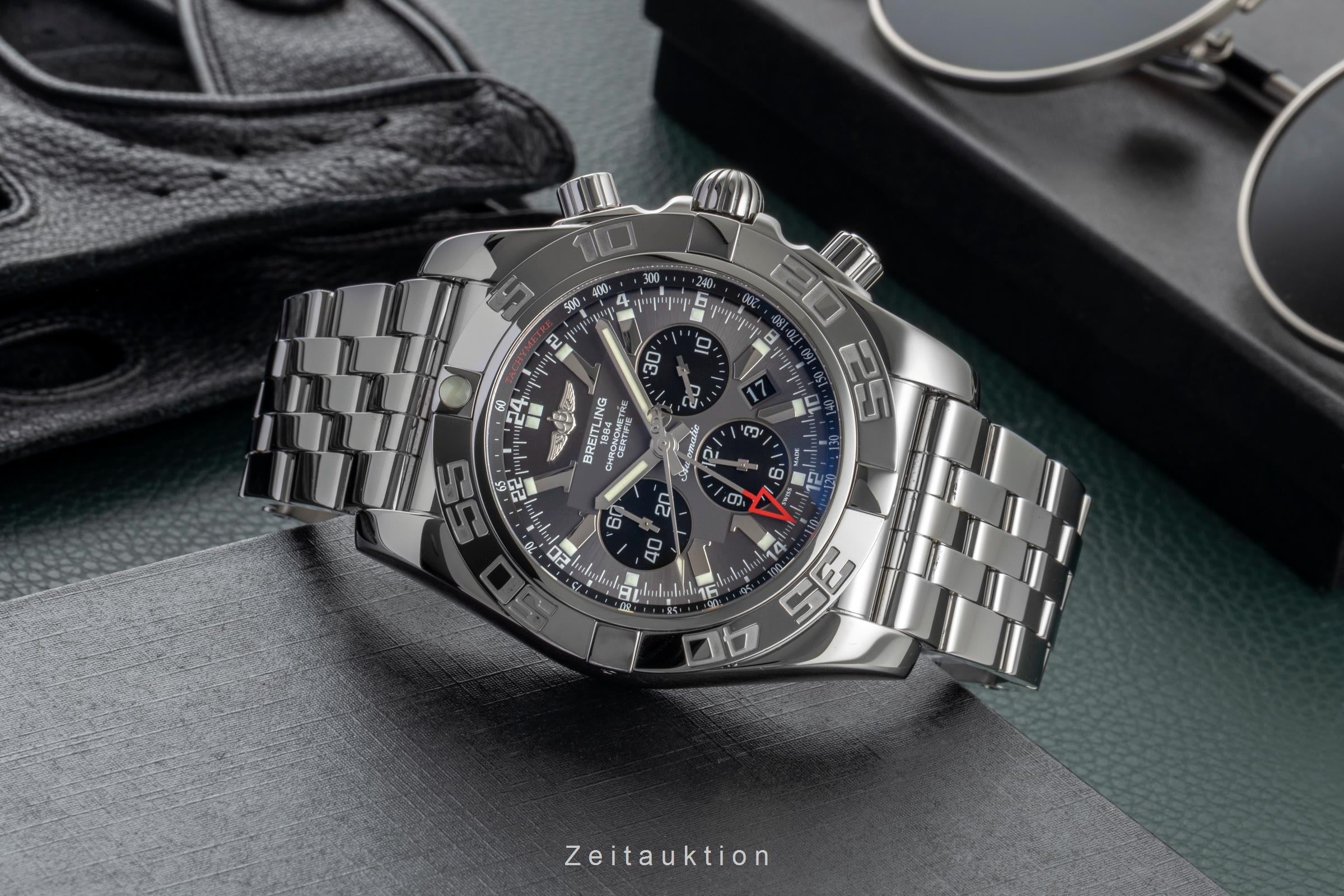 Breitling Chronomat 47 GMT chronograph steel automatic men's watch AB041012/BA69  [2600016]