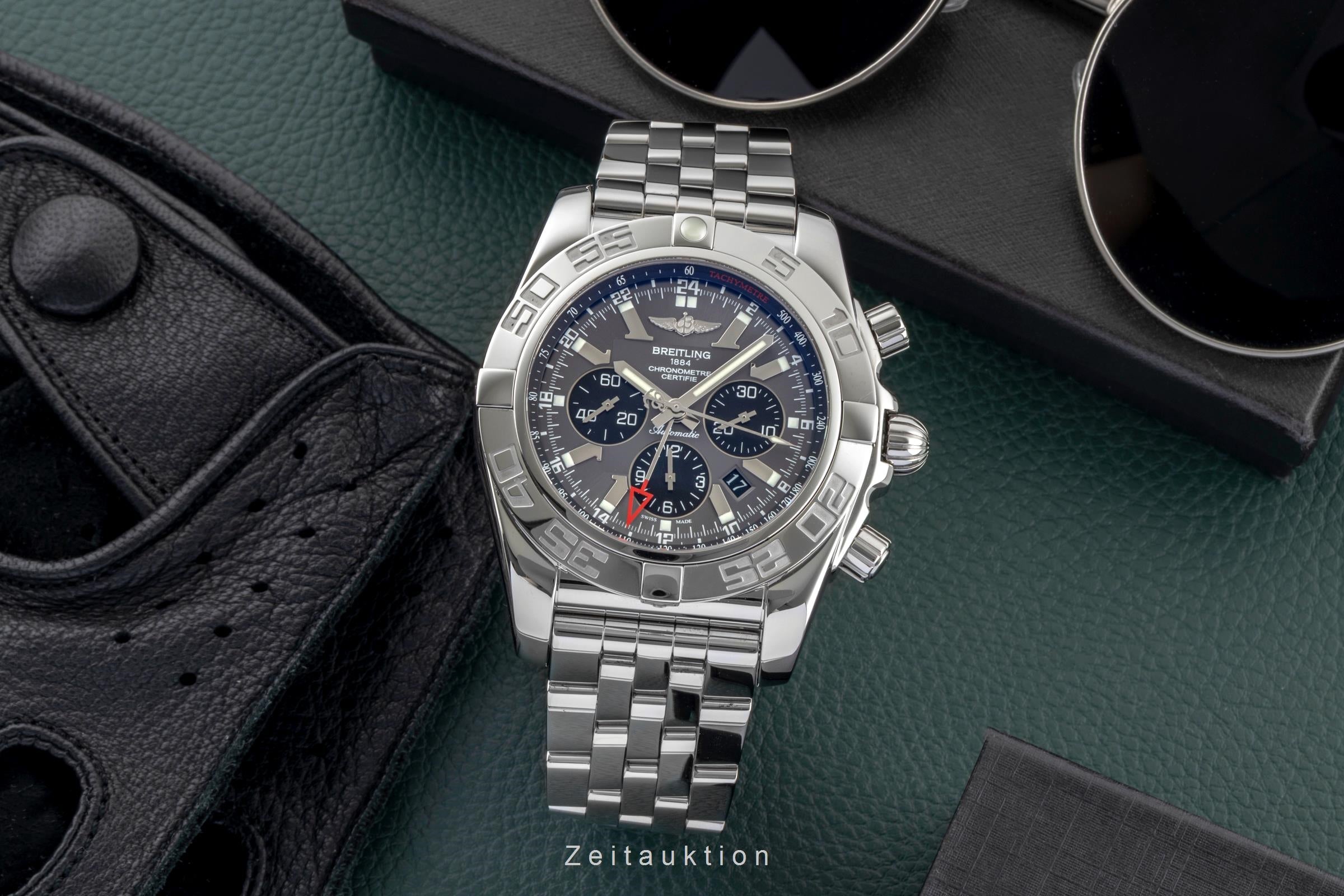 Breitling Chronomat 47 GMT chronograph steel automatic men's watch AB041012/BA69  [2600016]