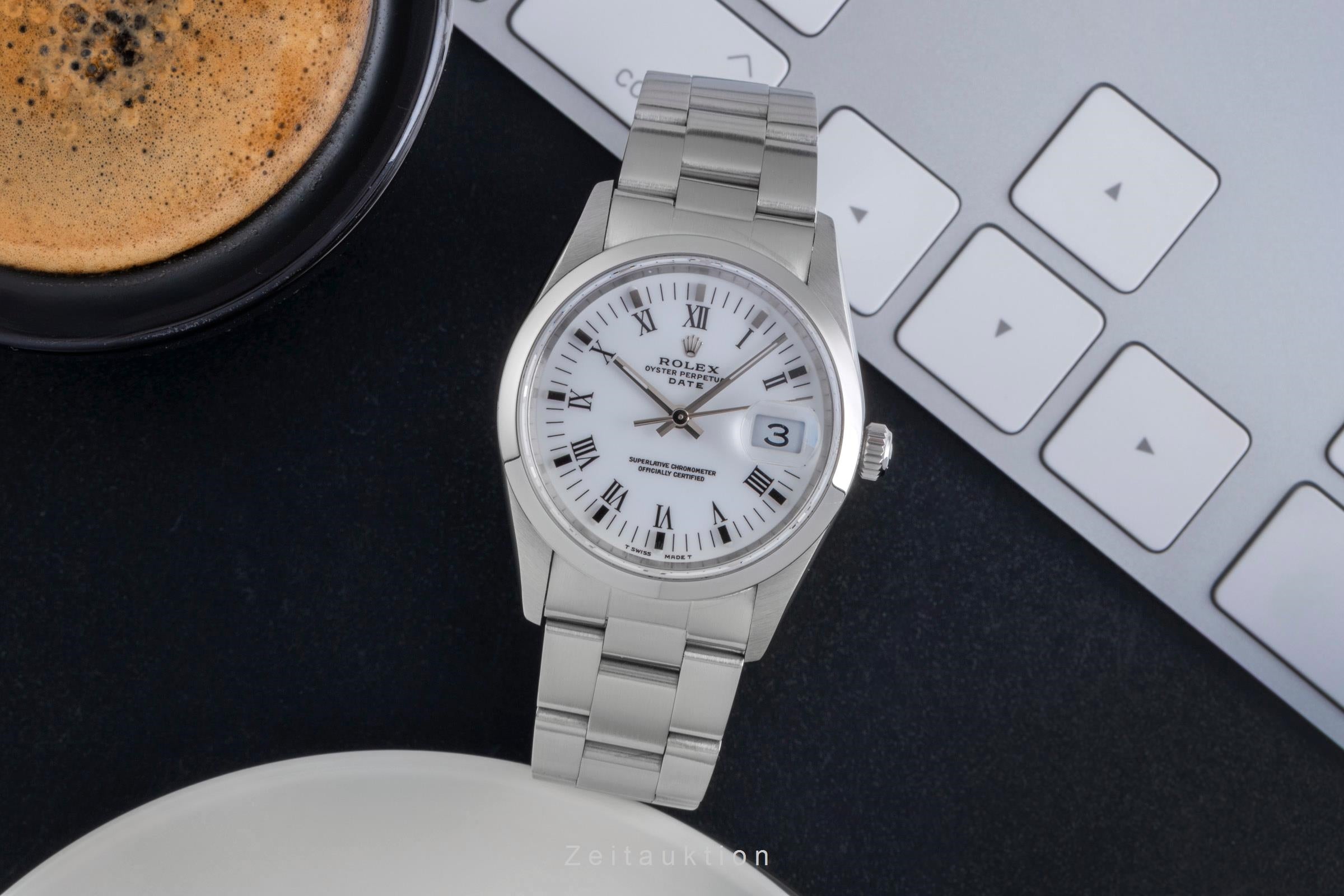 Rolex Date steel automatic men's watch 15200  [2600024]