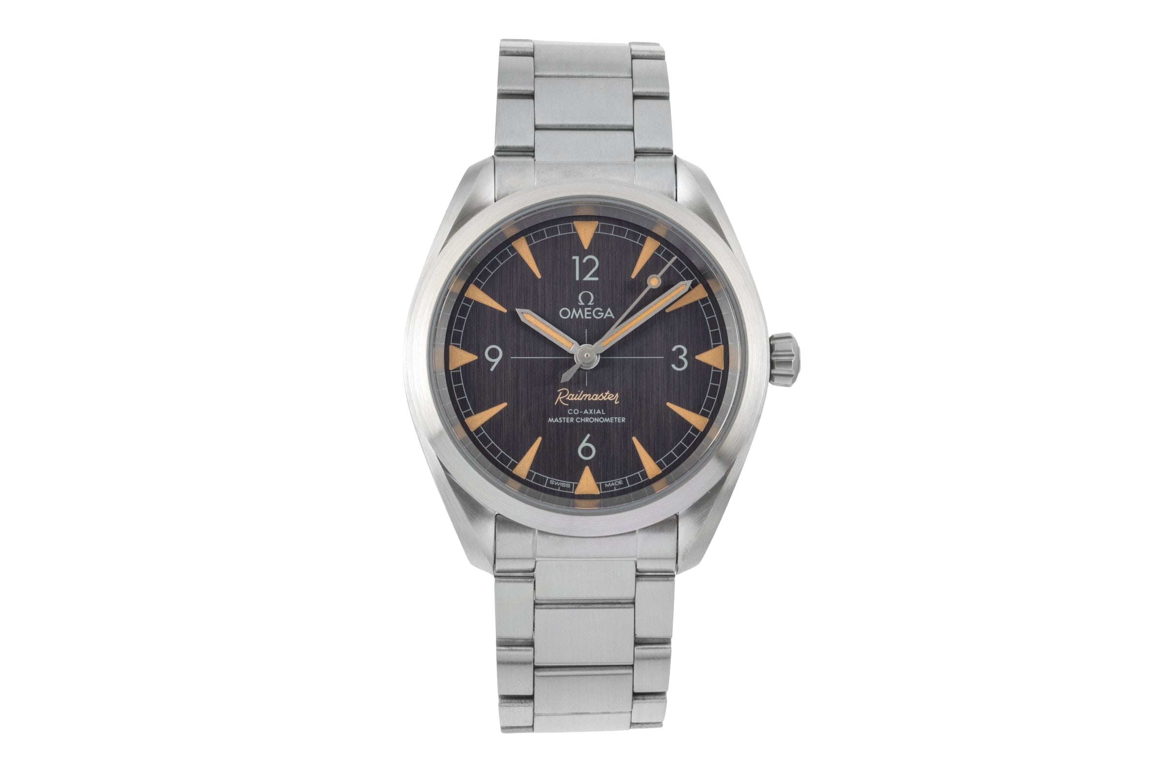 Omega Railmaster steel automatic men's watch 220.10.40.20.01.001  [2600027]