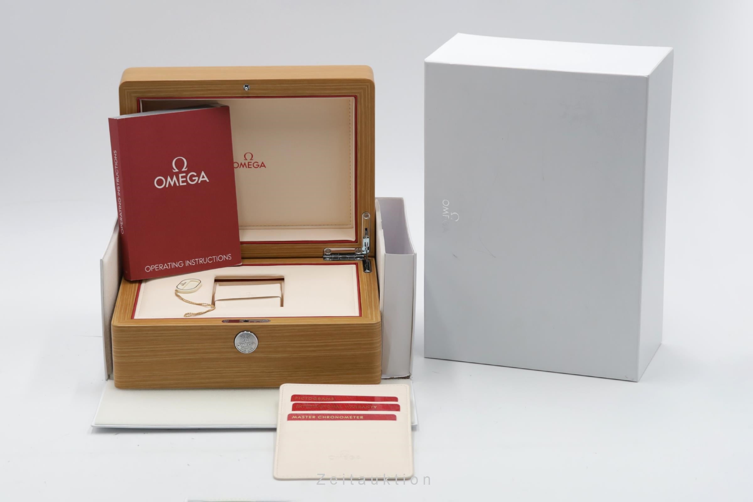 Omega Railmaster Stahl Automatik Herrenuhr Ref. 220.10.40.20.01.001 B&P 2024 [2600027]